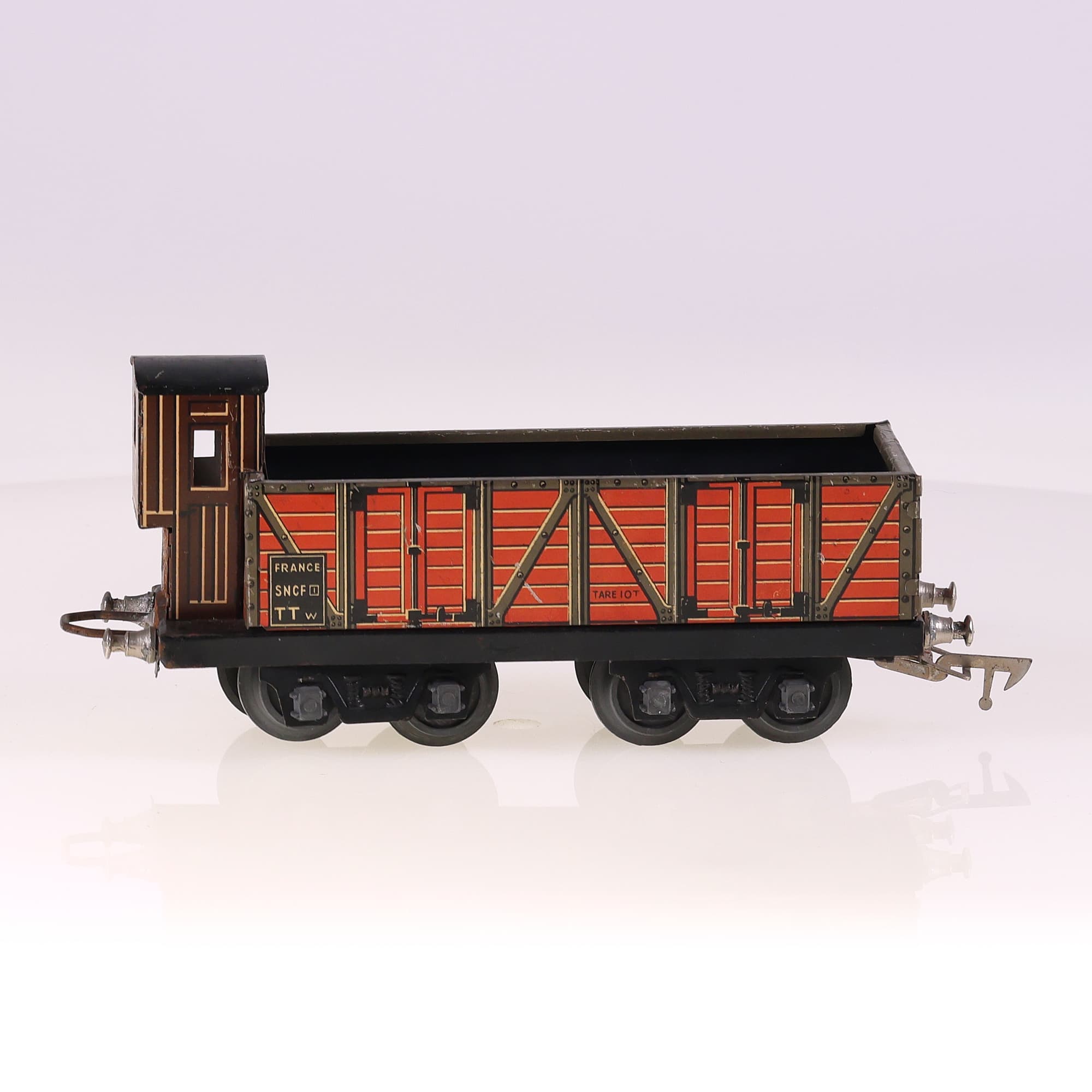 JEP SNCF Wagon tombereau avec guérite de frein, TARE 10T en O — miniature 6