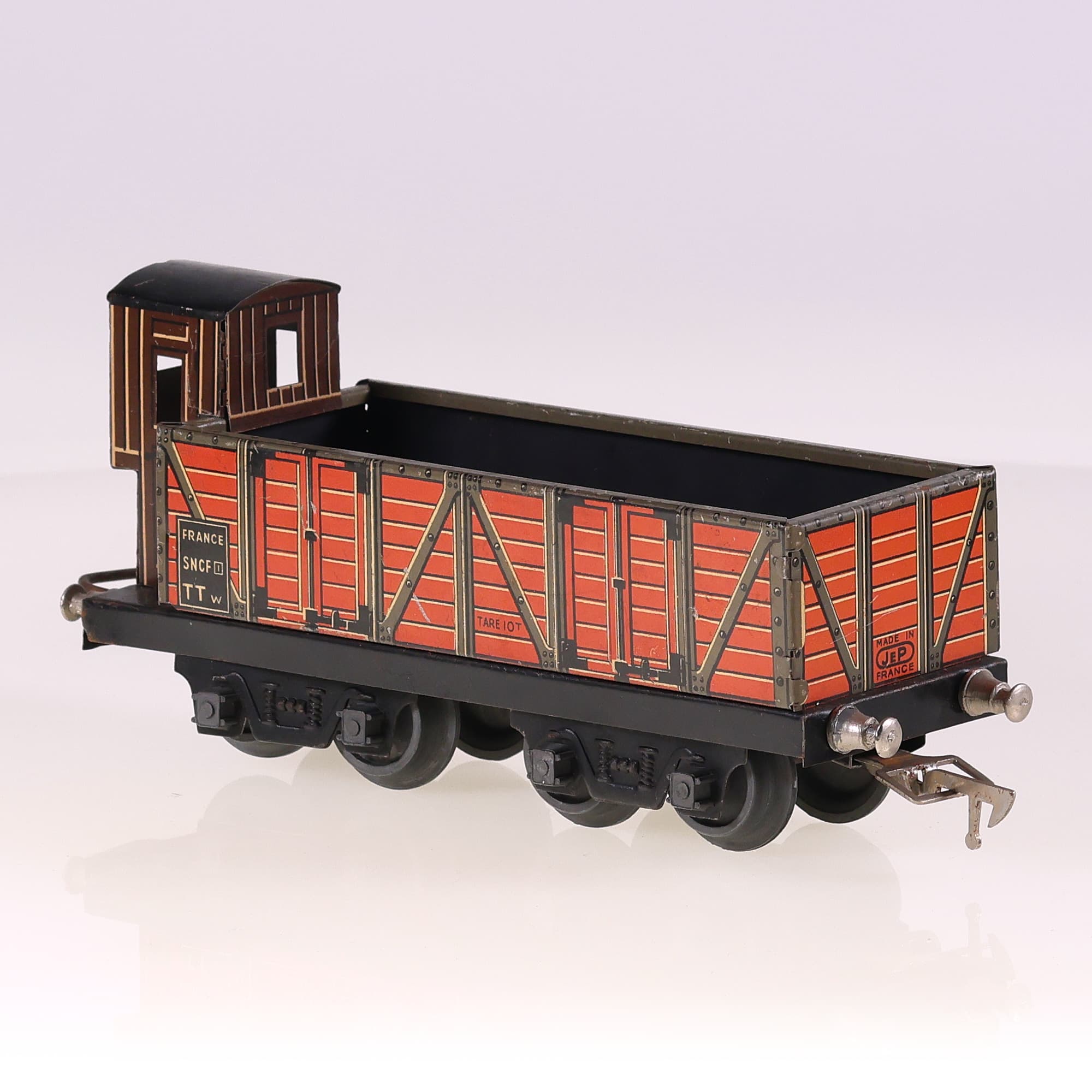 JEP SNCF Wagon tombereau avec guérite de frein, TARE 10T en O — miniature 7