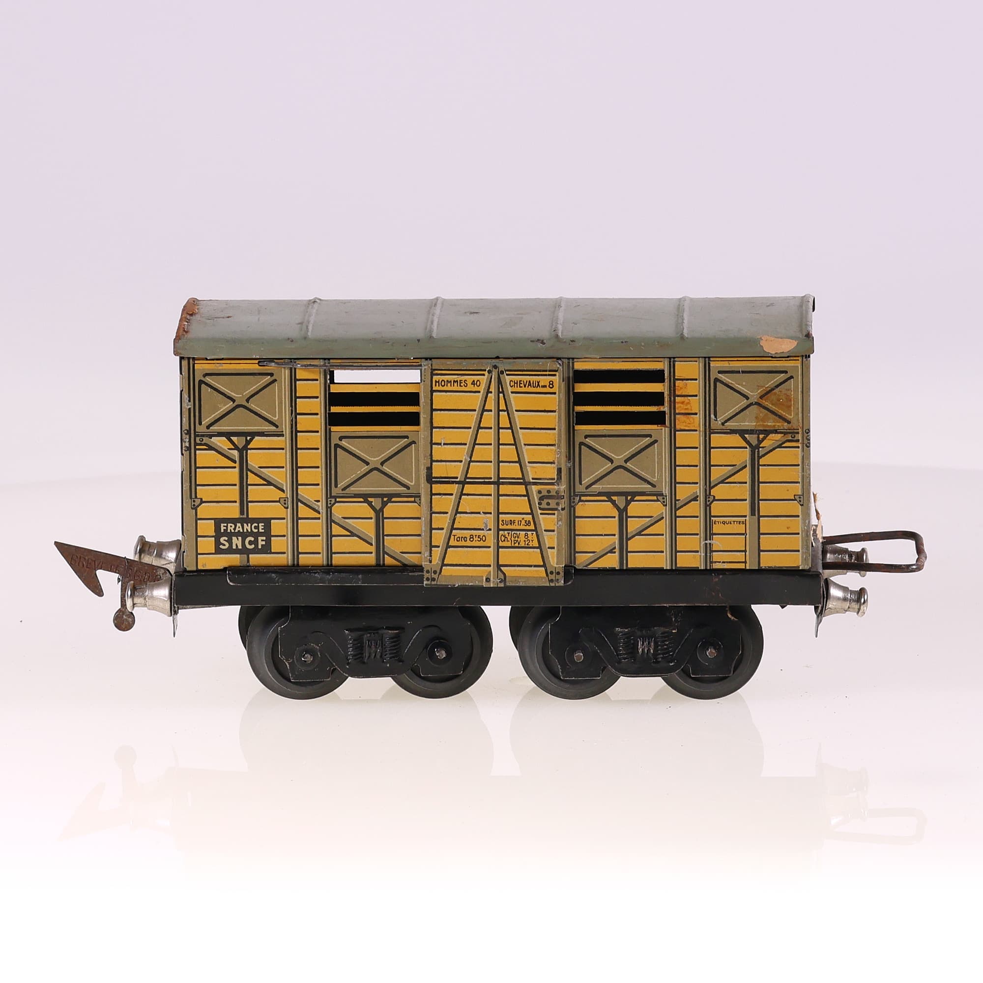 JEP SNCF Wagon à bestiaux HOMMES 40 CHEVAUX 8 O sans boîte — miniature 6