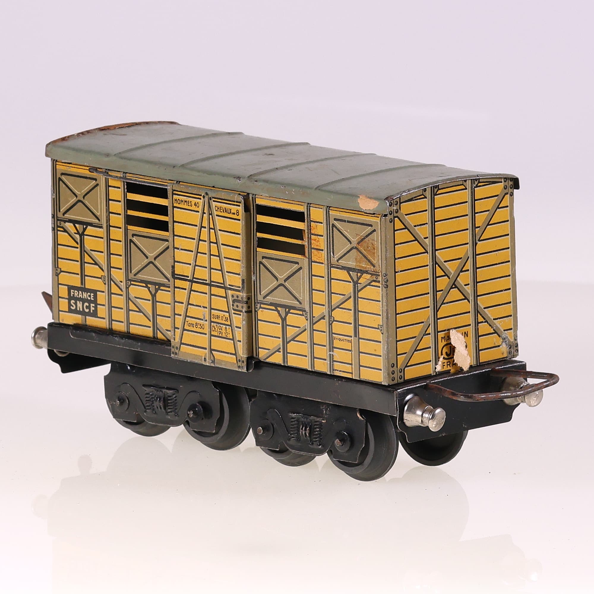 JEP SNCF Wagon à bestiaux HOMMES 40 CHEVAUX 8 O sans boîte — miniature 7