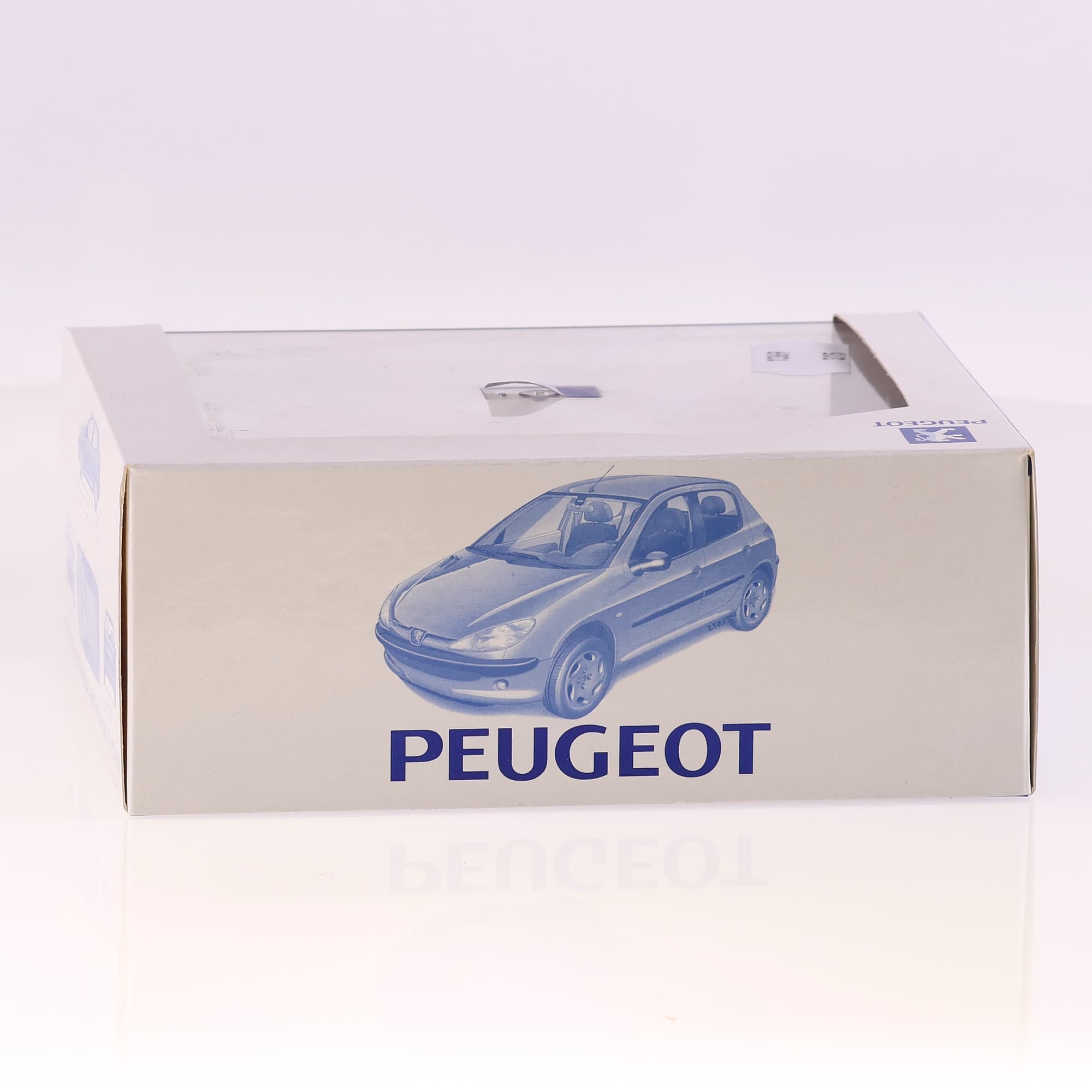 Norev Peugeot 206 1998 Berline XT Premium 1998 1/43 Gris — miniature 12