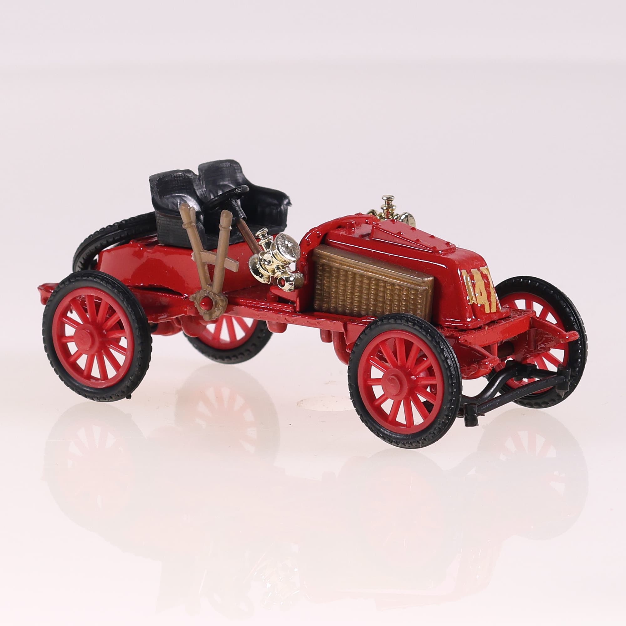 Safir Renault Course 1902 - Paris - Vienne #147 1/43 Rouge avec boîte — miniature 7
