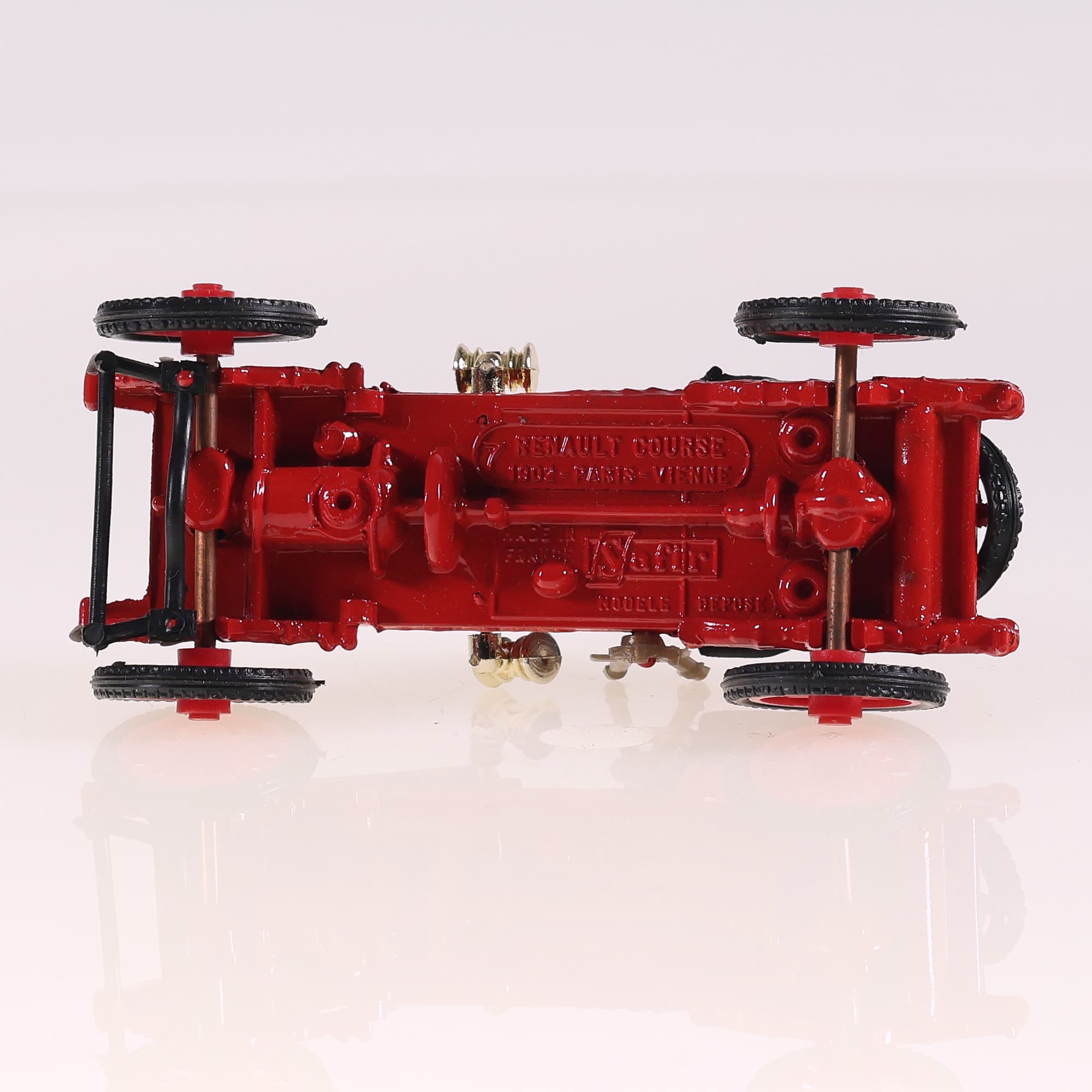 Safir Renault Course 1902 - Paris - Vienne #147 1/43 Rouge avec boîte — miniature 10