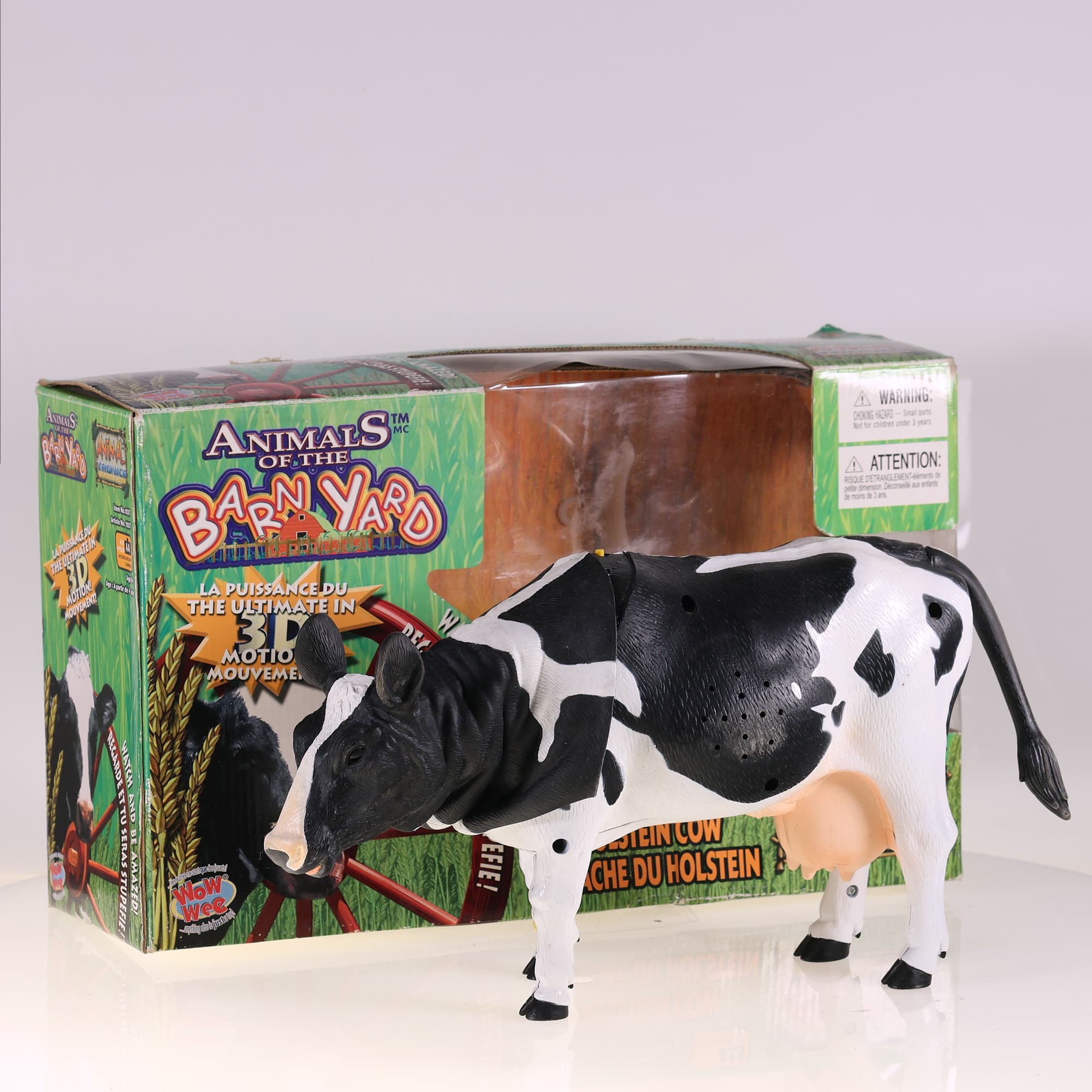 WowWee Animal Tronics - Animals of the Barn Yard the Holstein Cow avec boîte