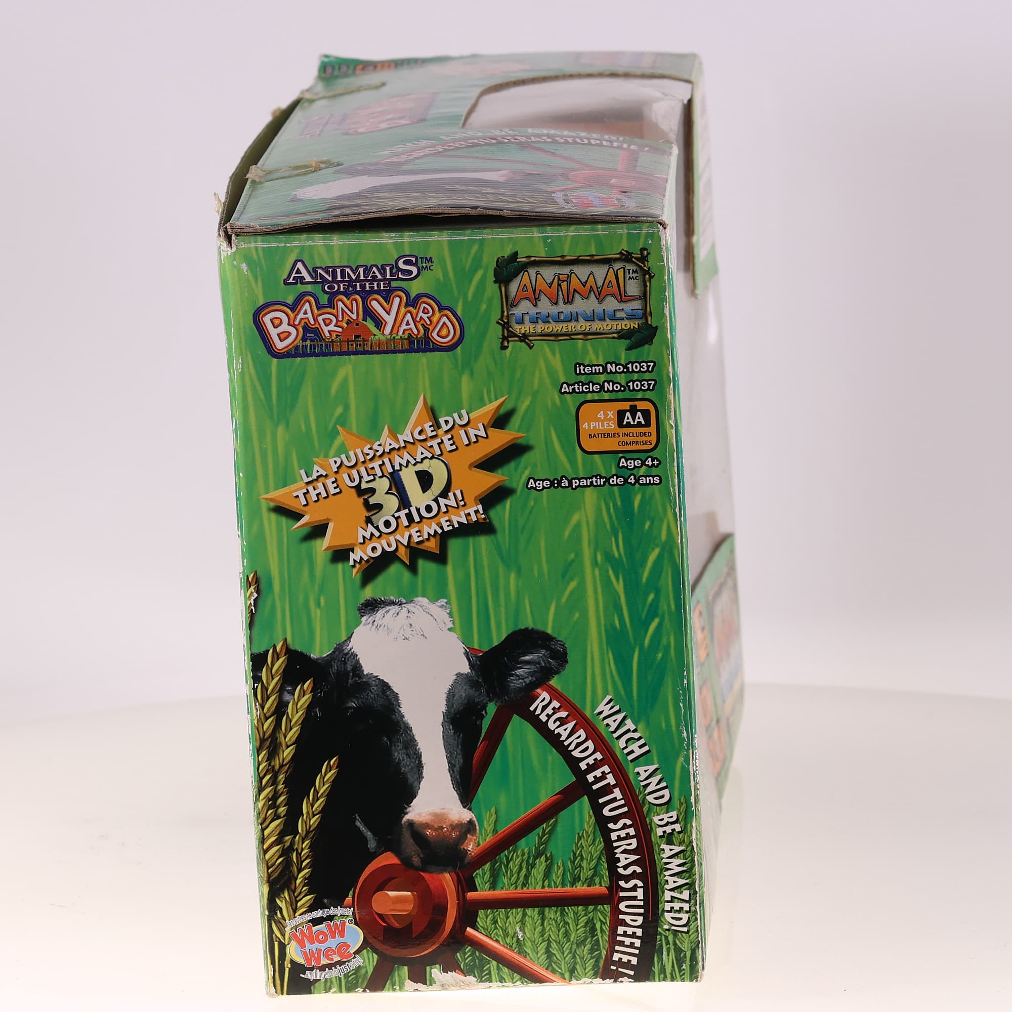 WowWee Animal Tronics - Animals of the Barn Yard the Holstein Cow avec boîte — miniature 13