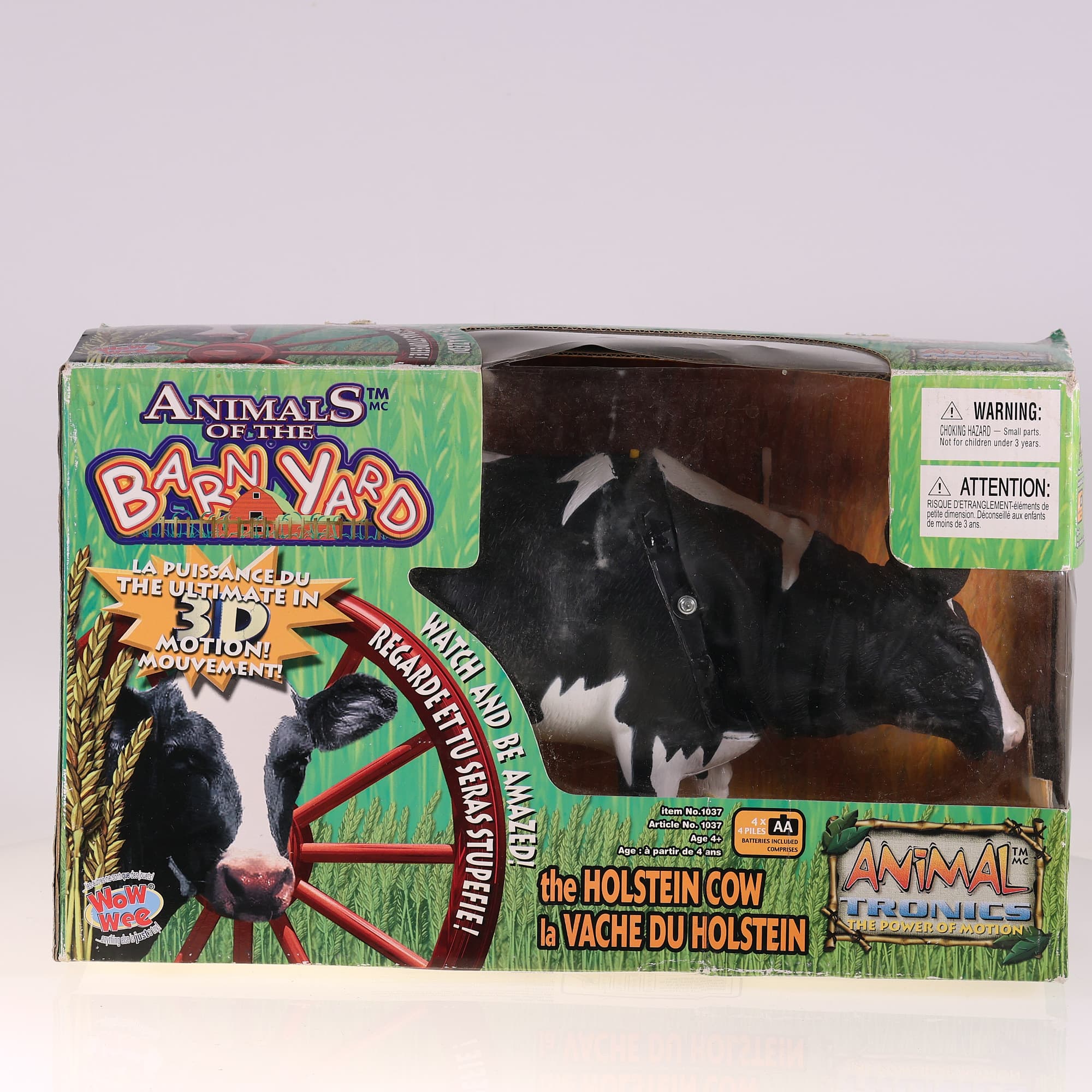 WowWee Animal Tronics - Animals of the Barn Yard the Holstein Cow avec boîte — miniature 10
