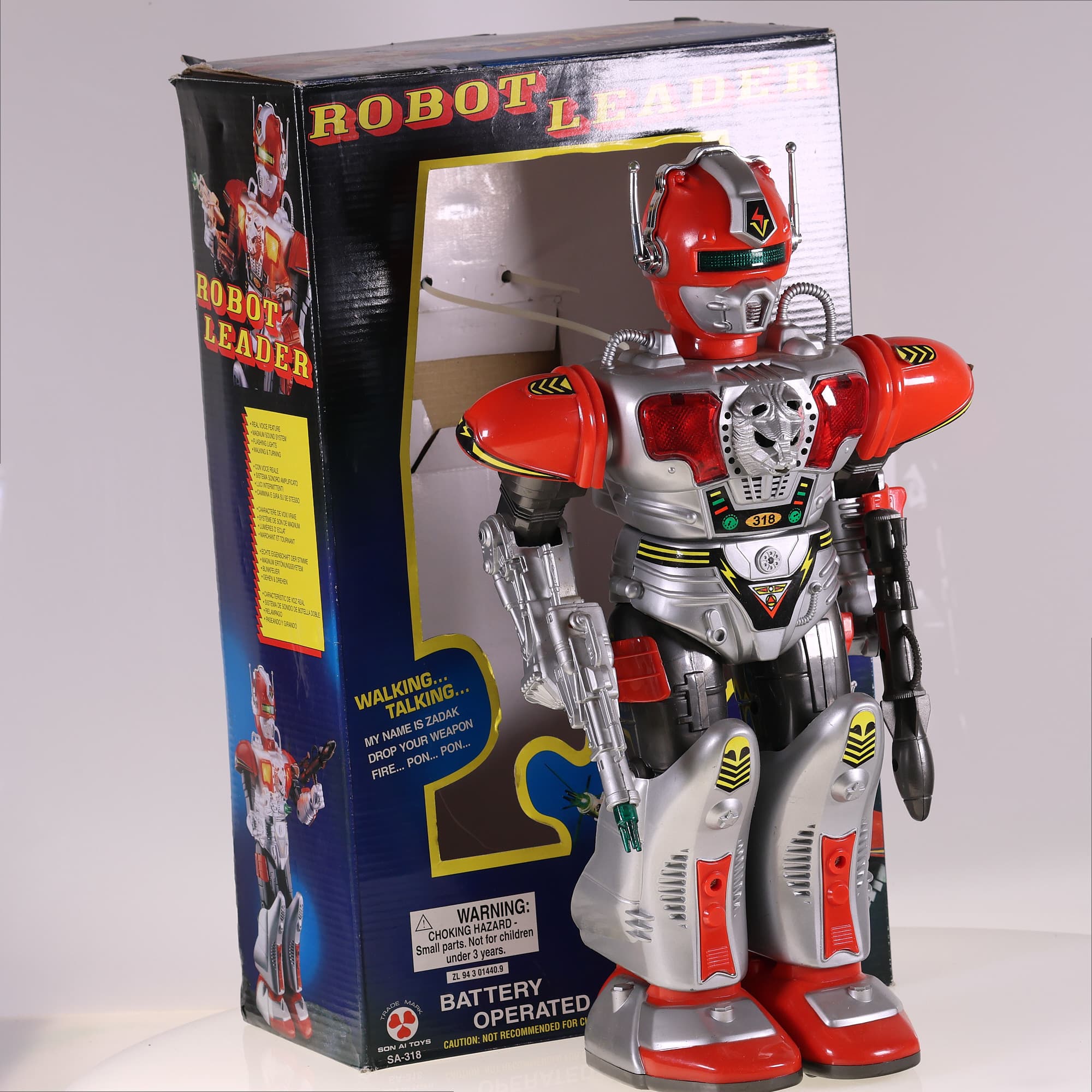 Son Ai Toys SA-318 Robot Leader 40 cm avec boîte