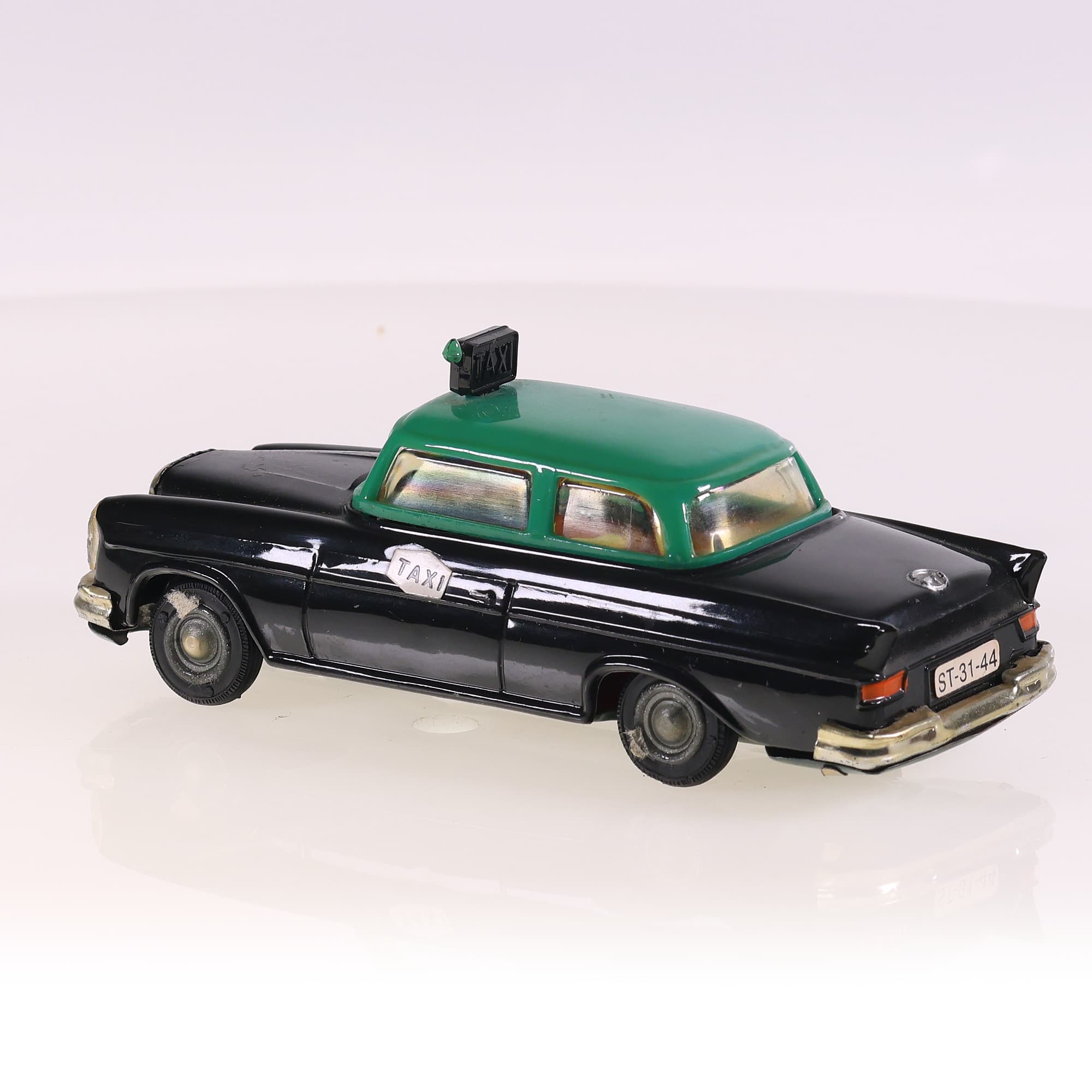 Pepe Mercedes-Benz Taxi 15,5 cm Bicolore Grade B sans boîte — miniature 3
