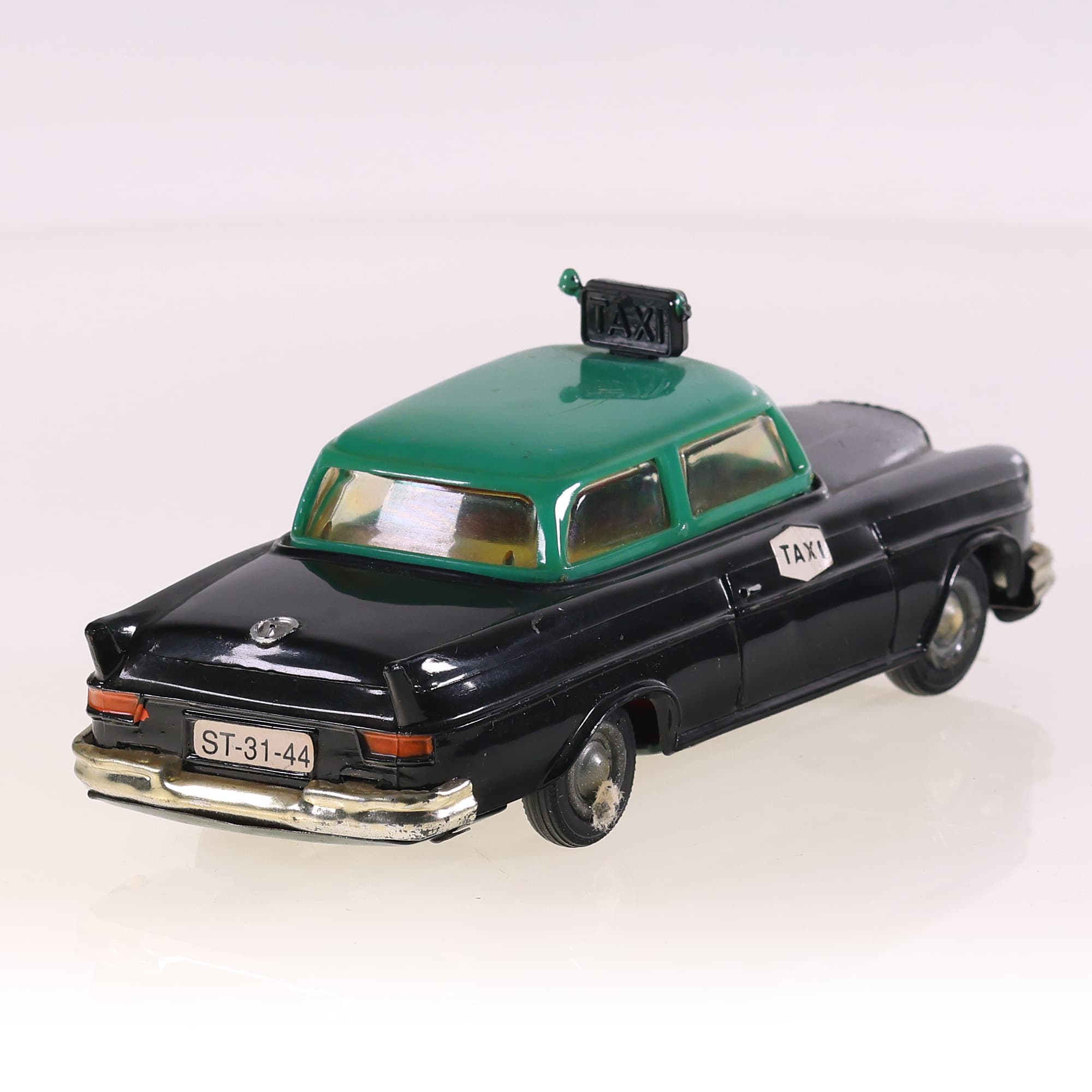 Pepe Mercedes-Benz Taxi 15,5 cm Bicolore Grade B sans boîte — miniature 5