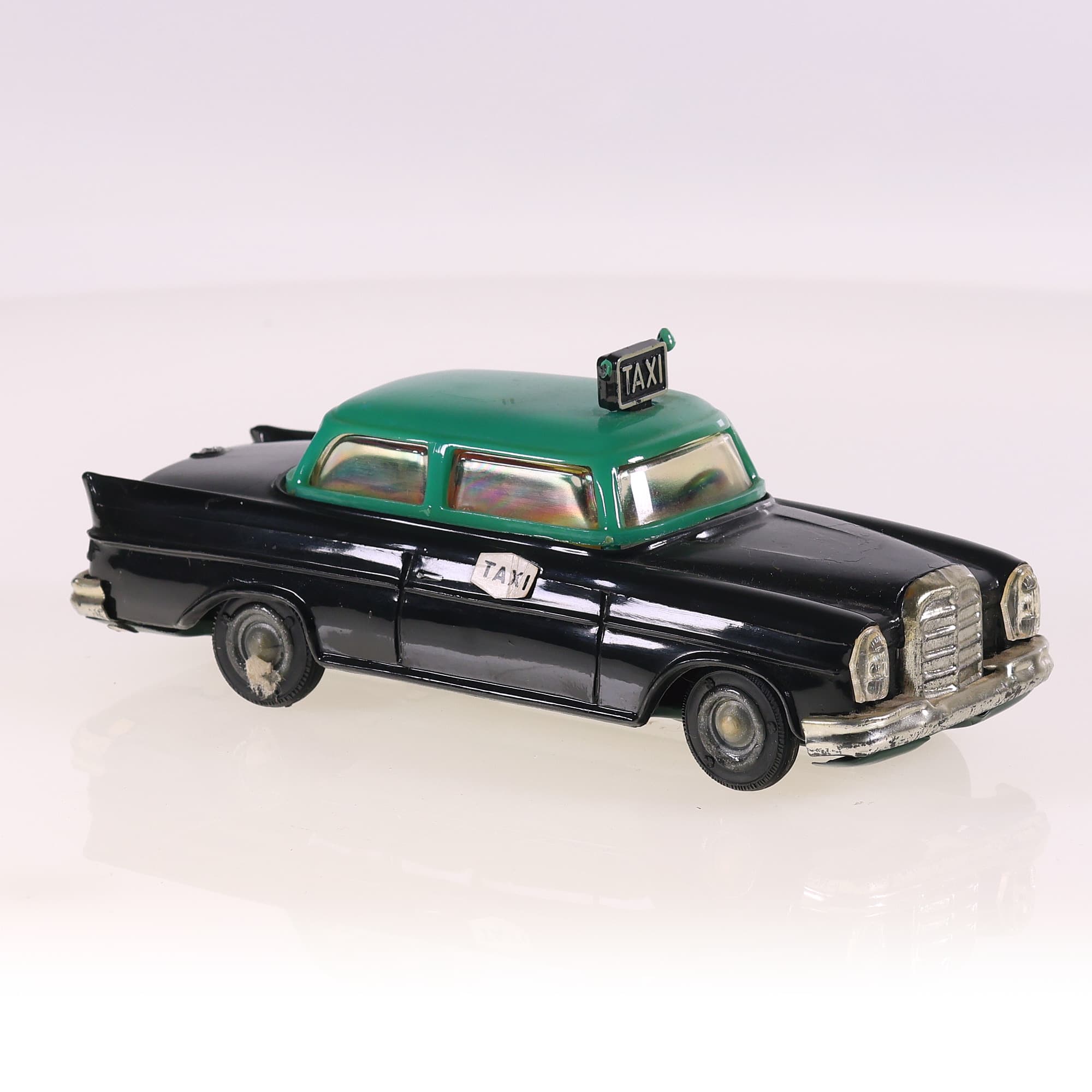 Pepe Mercedes-Benz Taxi 15,5 cm Bicolore Grade B sans boîte — miniature 7