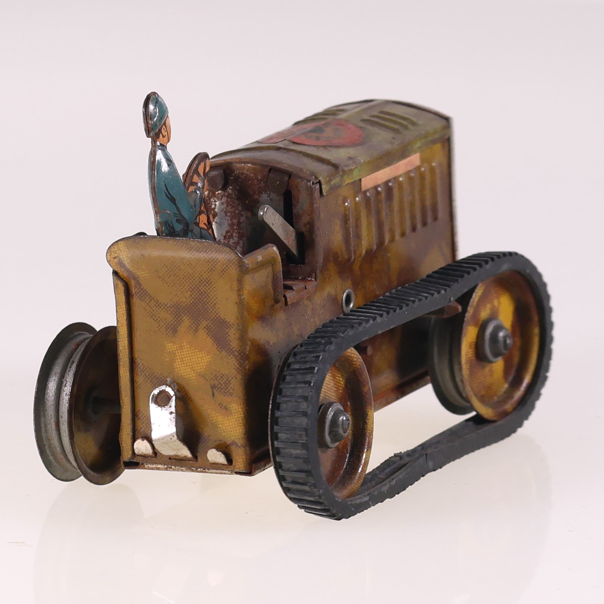 La Hotte saint Nicolas tracteur mécanique militaire 8 cm Bicolore Grade B sans — miniature 5
