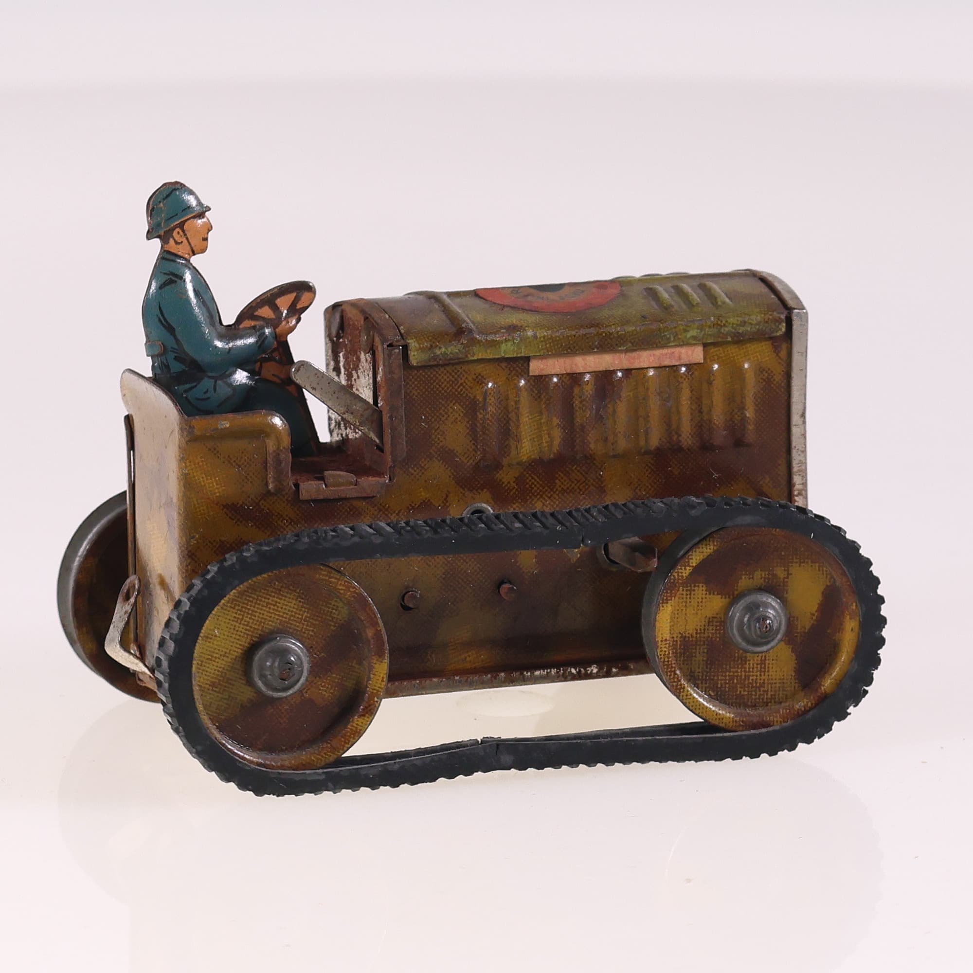 La Hotte saint Nicolas tracteur mécanique militaire 8 cm Bicolore Grade B sans — miniature 6