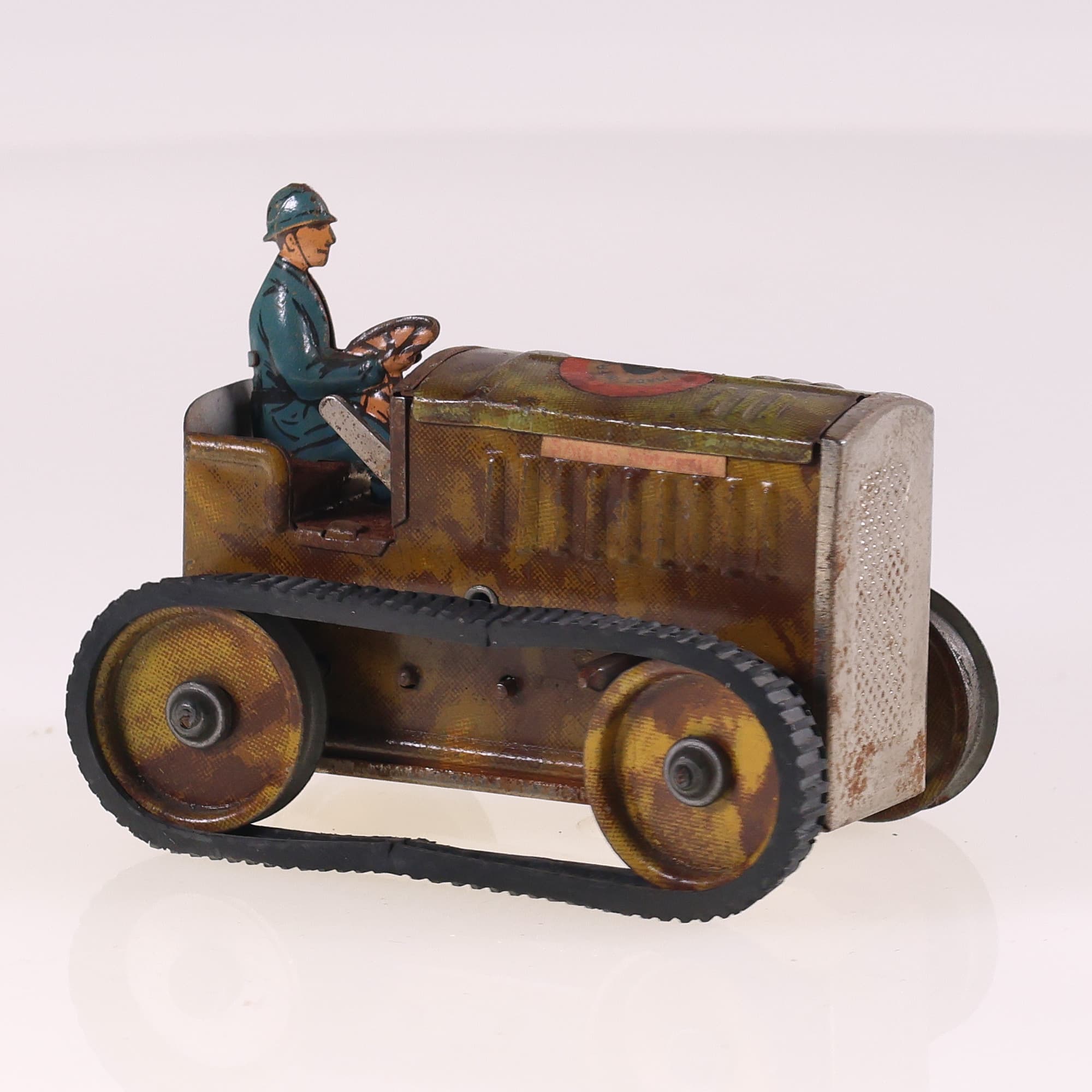La Hotte saint Nicolas tracteur mécanique militaire 8 cm Bicolore Grade B sans — miniature 7