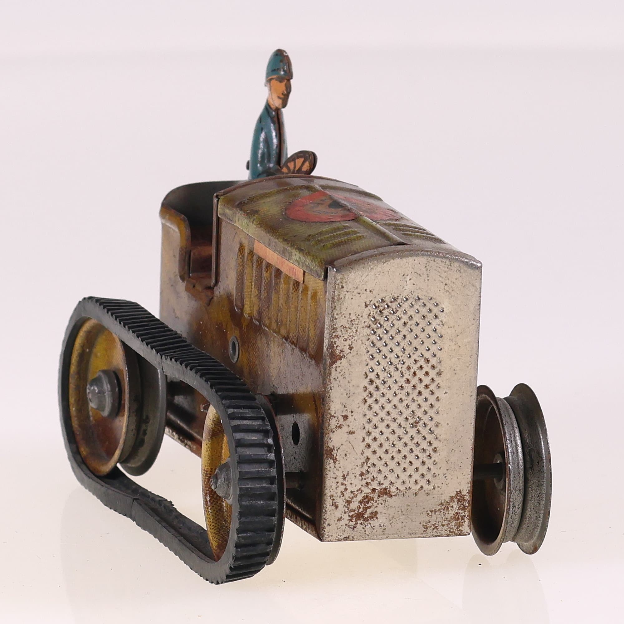 La Hotte saint Nicolas tracteur mécanique militaire 8 cm Bicolore Grade B sans — miniature 8