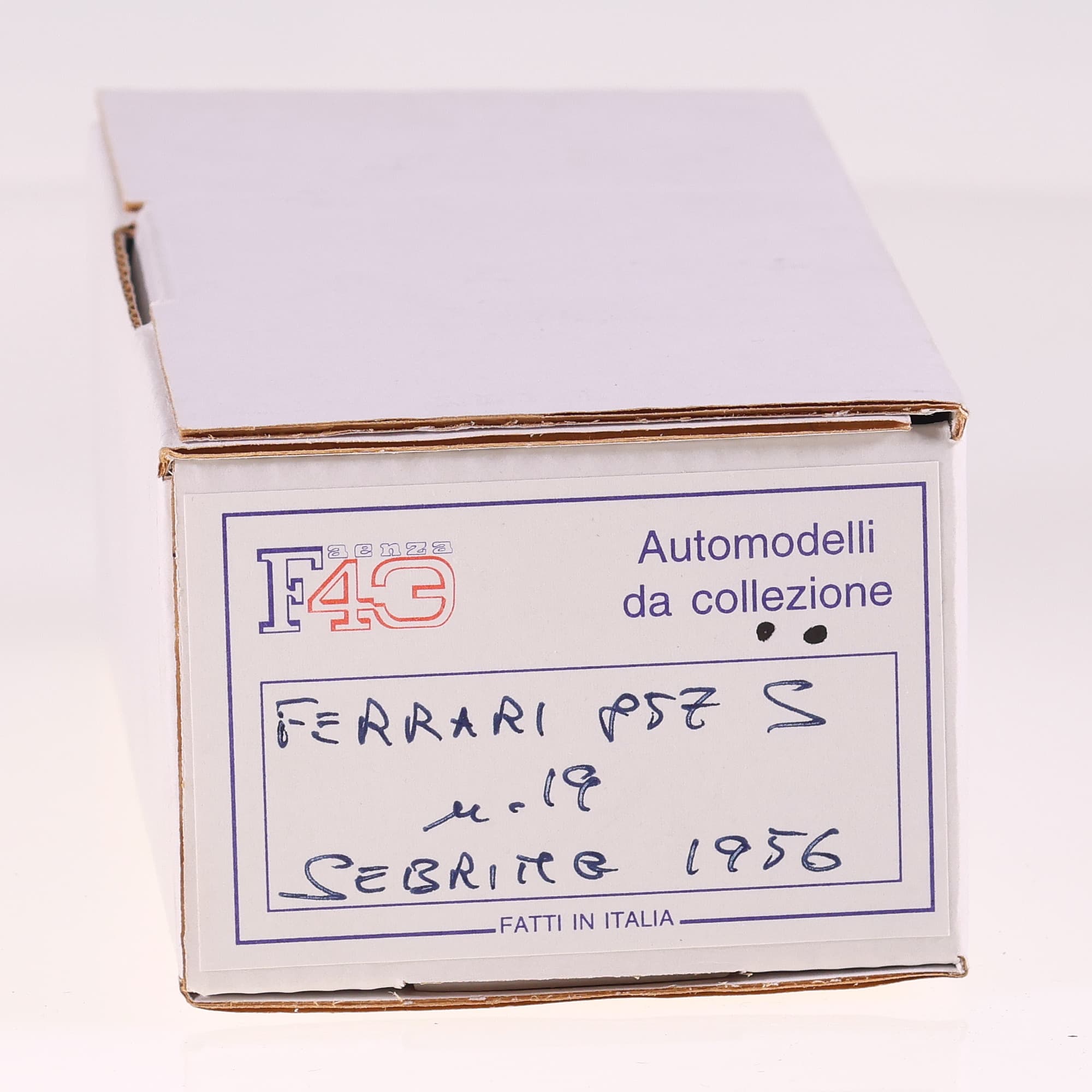 FAENZA 43 Ferrari P57S Sebring 1956 #19 1/43 en résine avec boîte — miniature 13