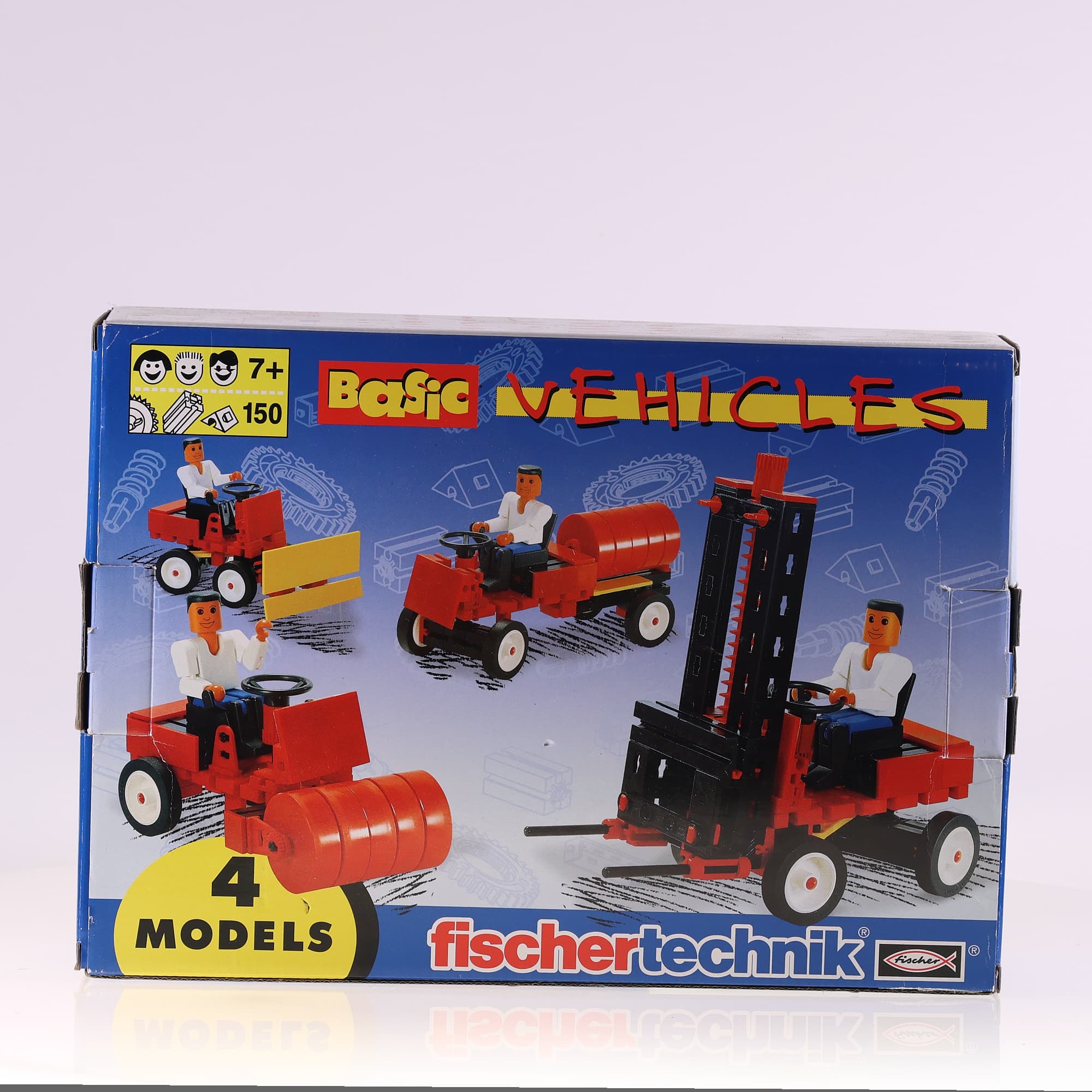 fischertechnik 57483 Basic Vehicles transpalette forklift montés avec boîte — miniature 12