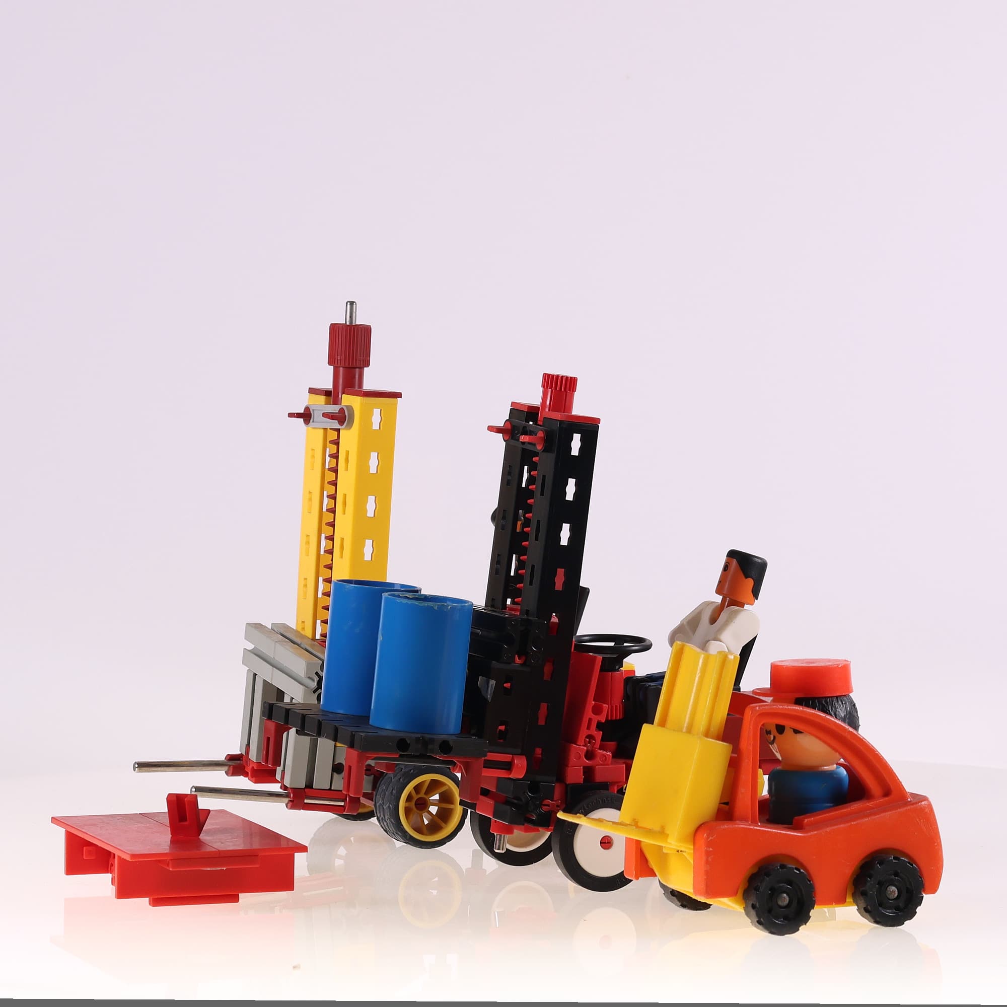 fischertechnik 57483 Basic Vehicles transpalette forklift montés avec boîte — miniature 3