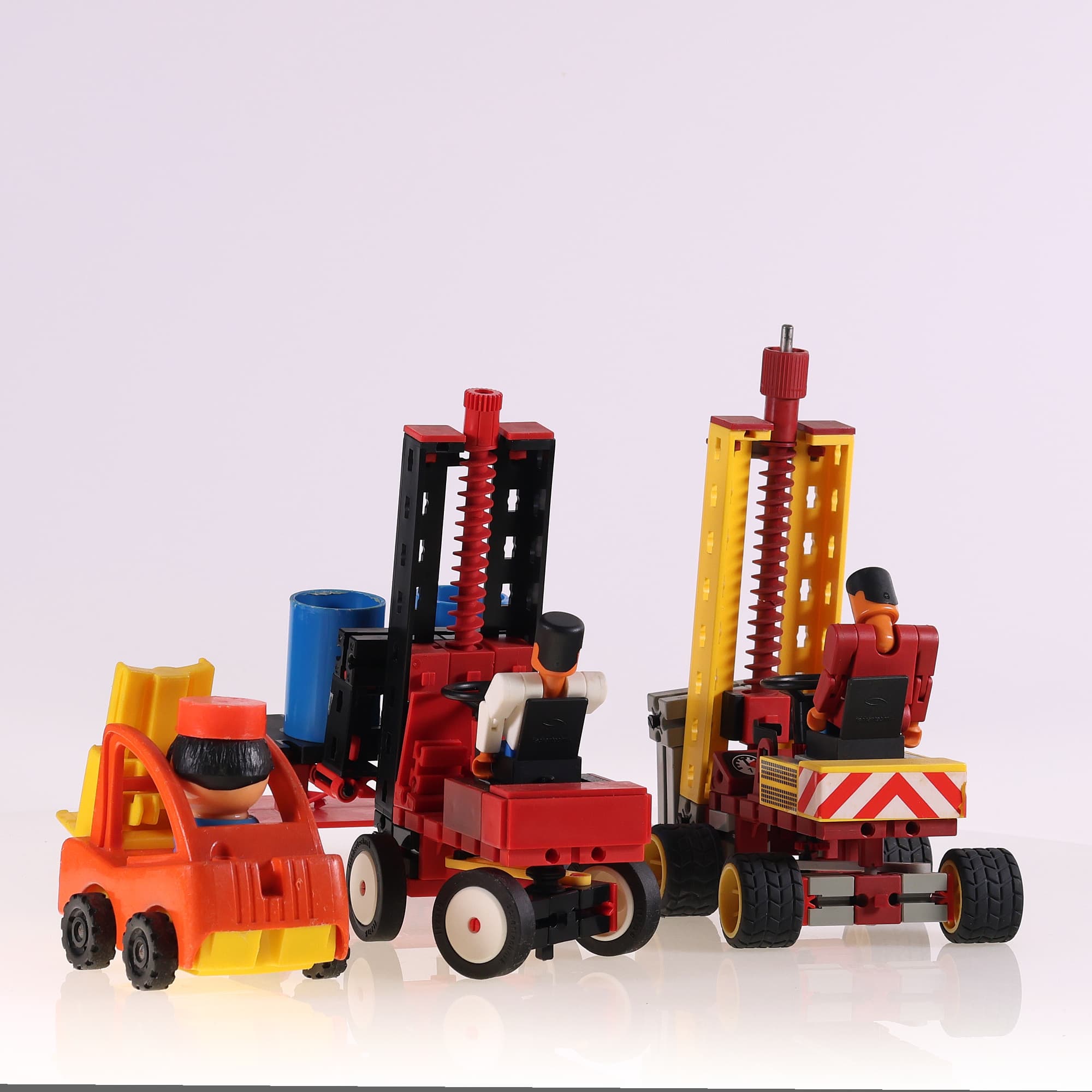 fischertechnik 57483 Basic Vehicles transpalette forklift montés avec boîte — miniature 5