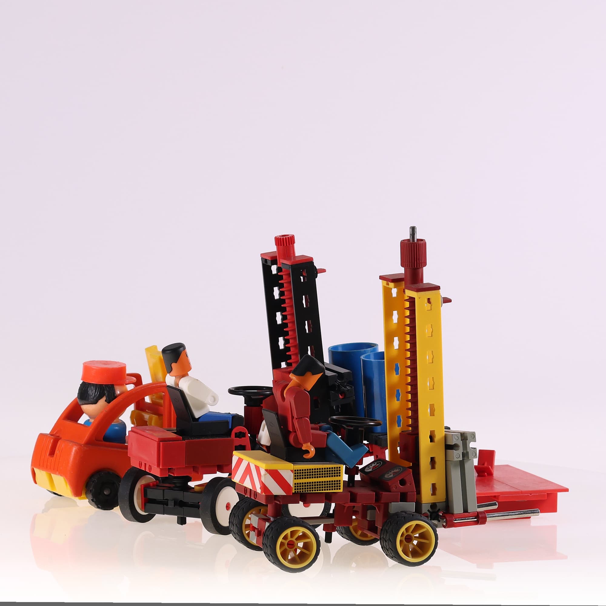 fischertechnik 57483 Basic Vehicles transpalette forklift montés avec boîte — miniature 7