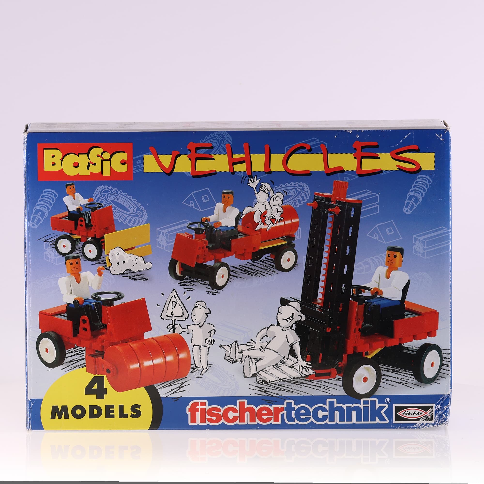 fischertechnik 57483 Basic Vehicles transpalette forklift montés avec boîte — miniature 10