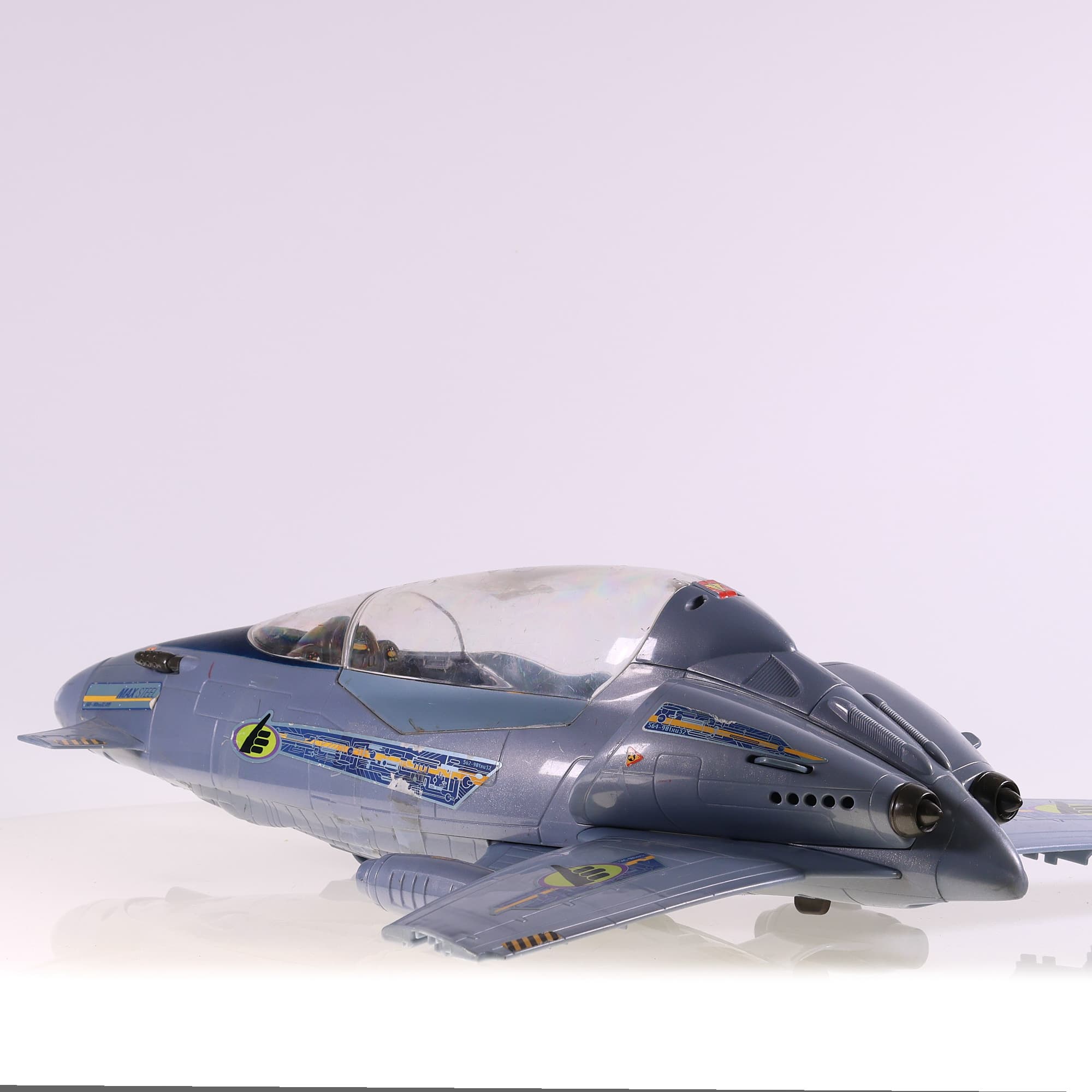 Mattel Max Steel Attack Jet Plane 1998  — miniature 4