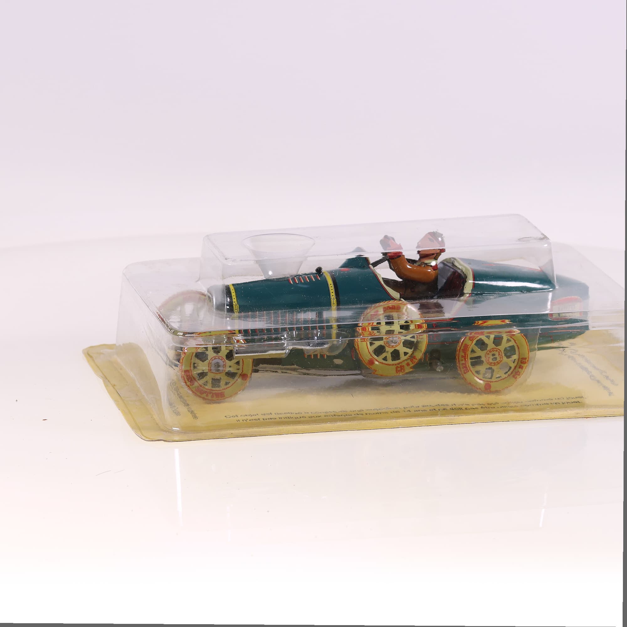 Fabri reproduction voiture mécanique Bugatti type 35 Vert neuf avec boîte — miniature 2