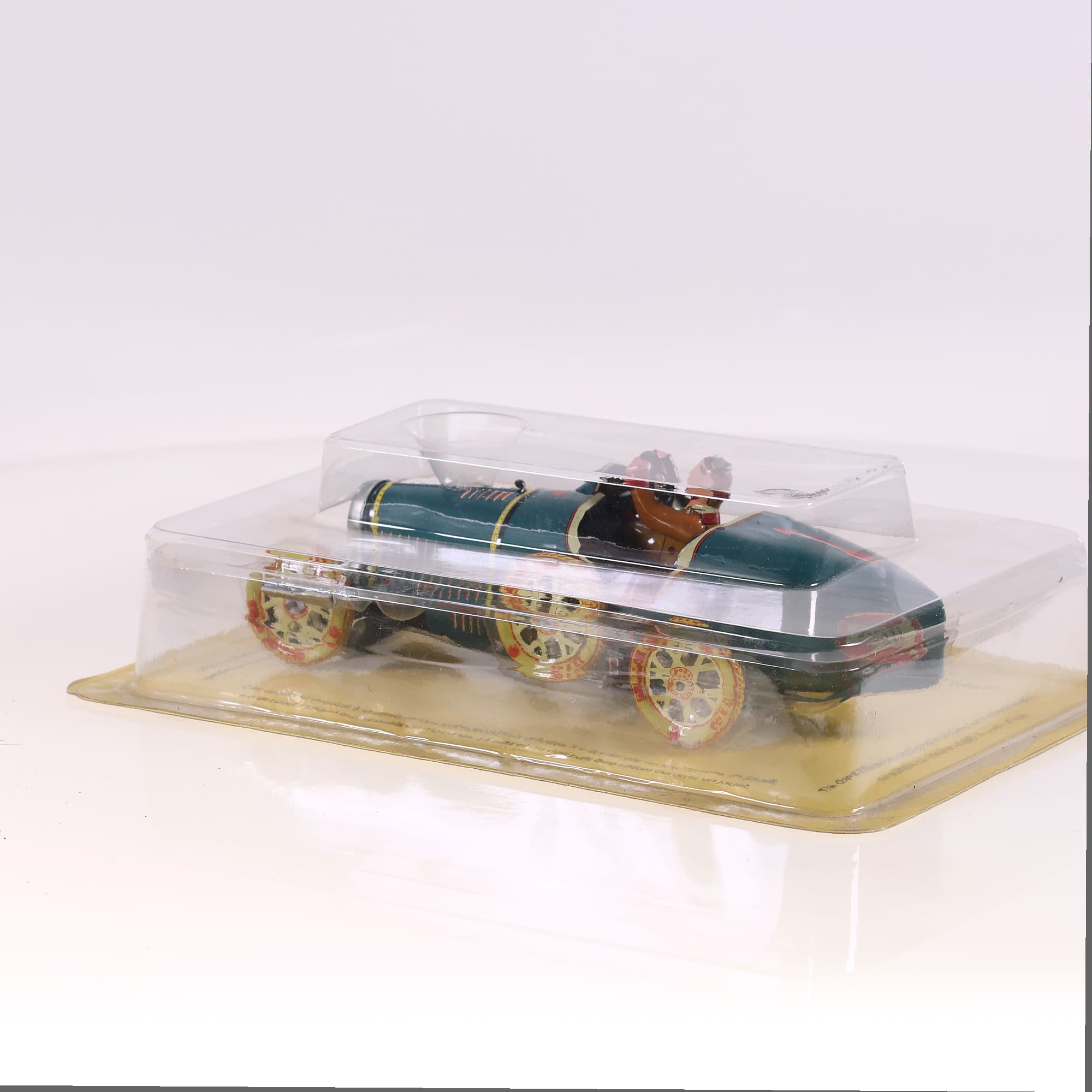 Fabri reproduction voiture mécanique Bugatti type 35 Vert neuf avec boîte — miniature 3