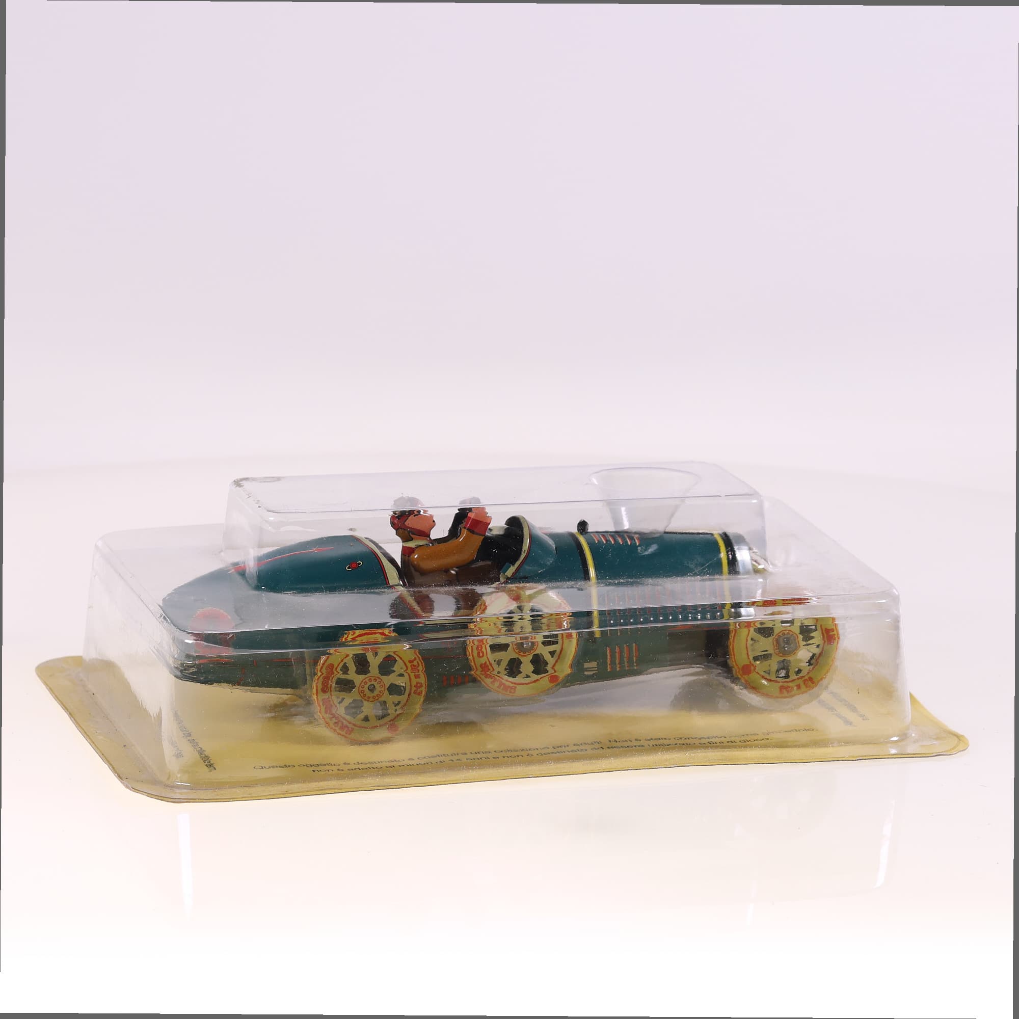 Fabri reproduction voiture mécanique Bugatti type 35 Vert neuf avec boîte — miniature 6