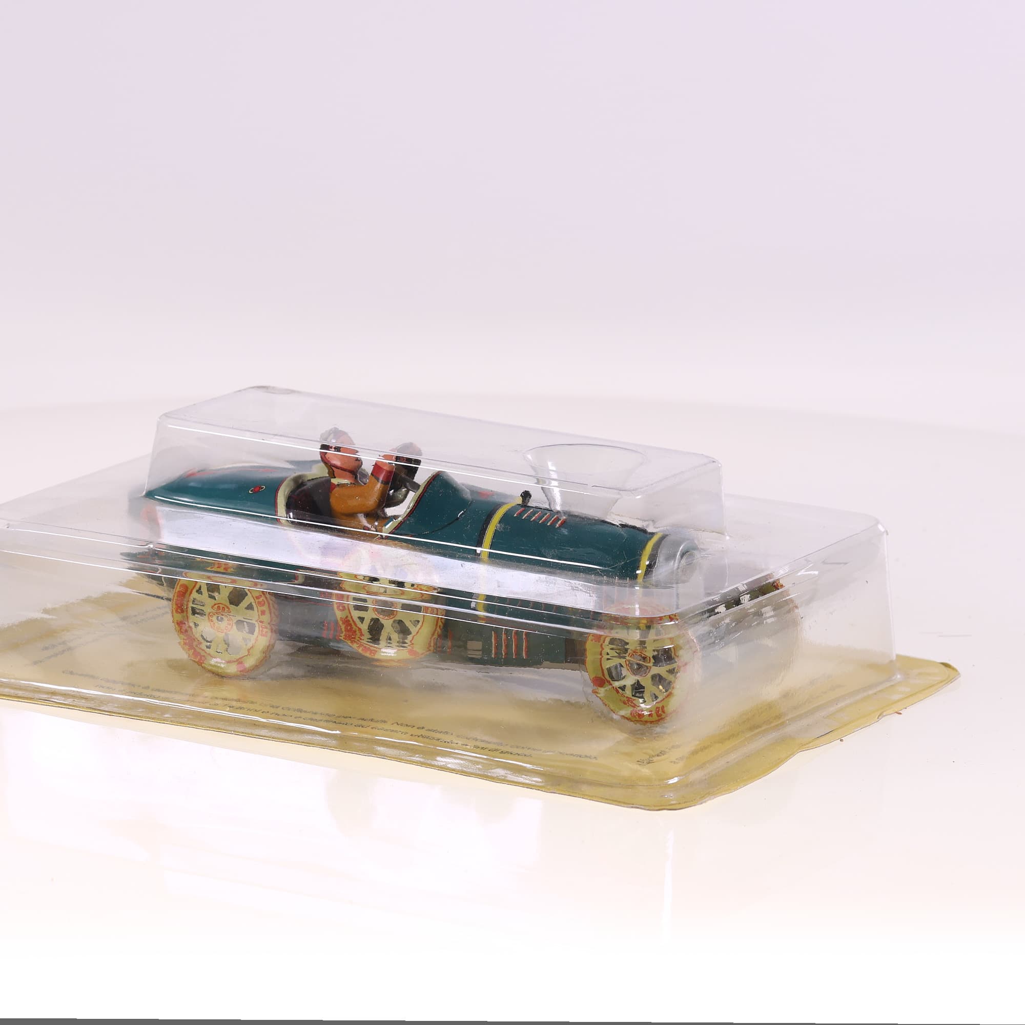 Fabri reproduction voiture mécanique Bugatti type 35 Vert neuf avec boîte — miniature 7