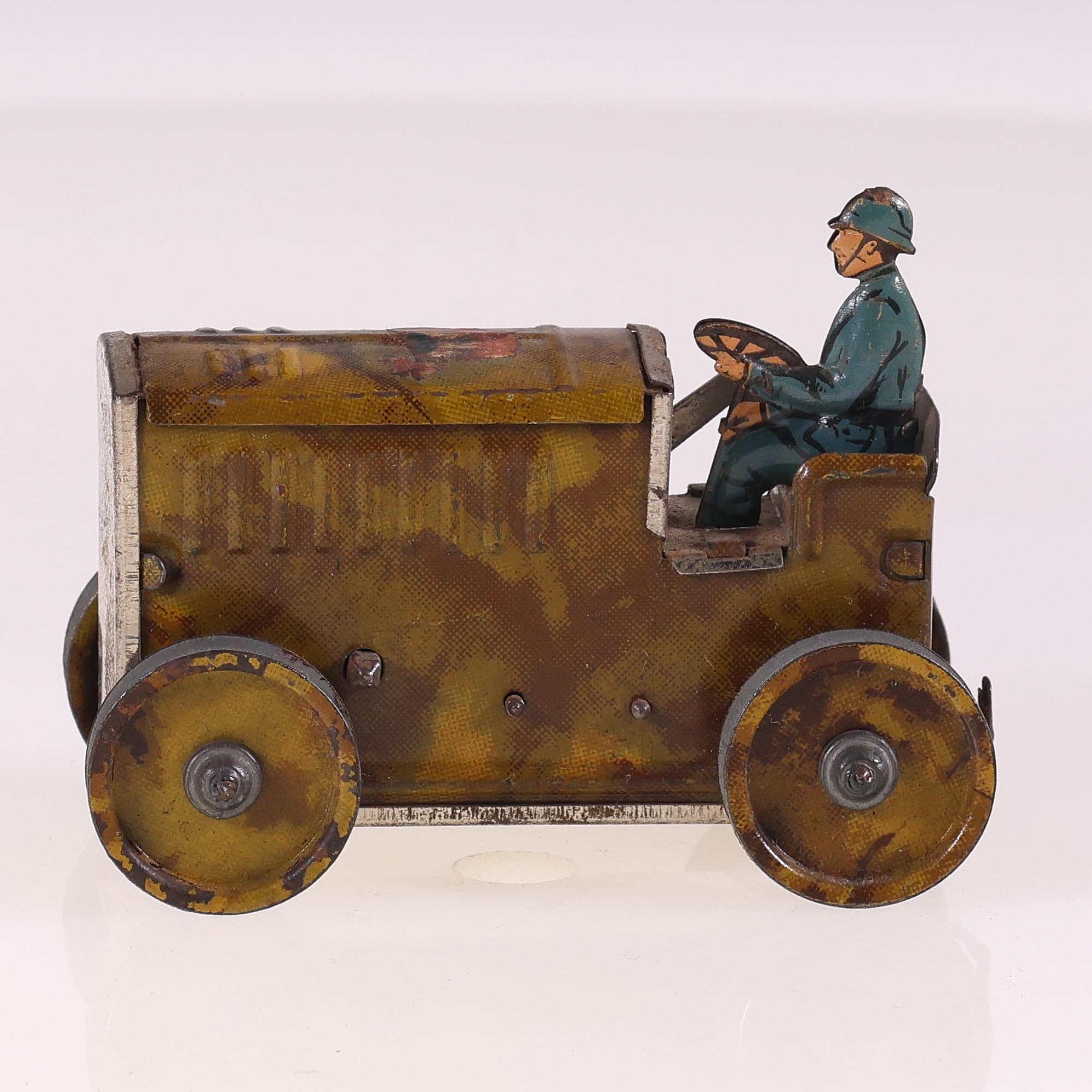 La Hotte Saint Nicolas tracteur version militaire mécanique peu fréquent 7,5 cm — miniature 2