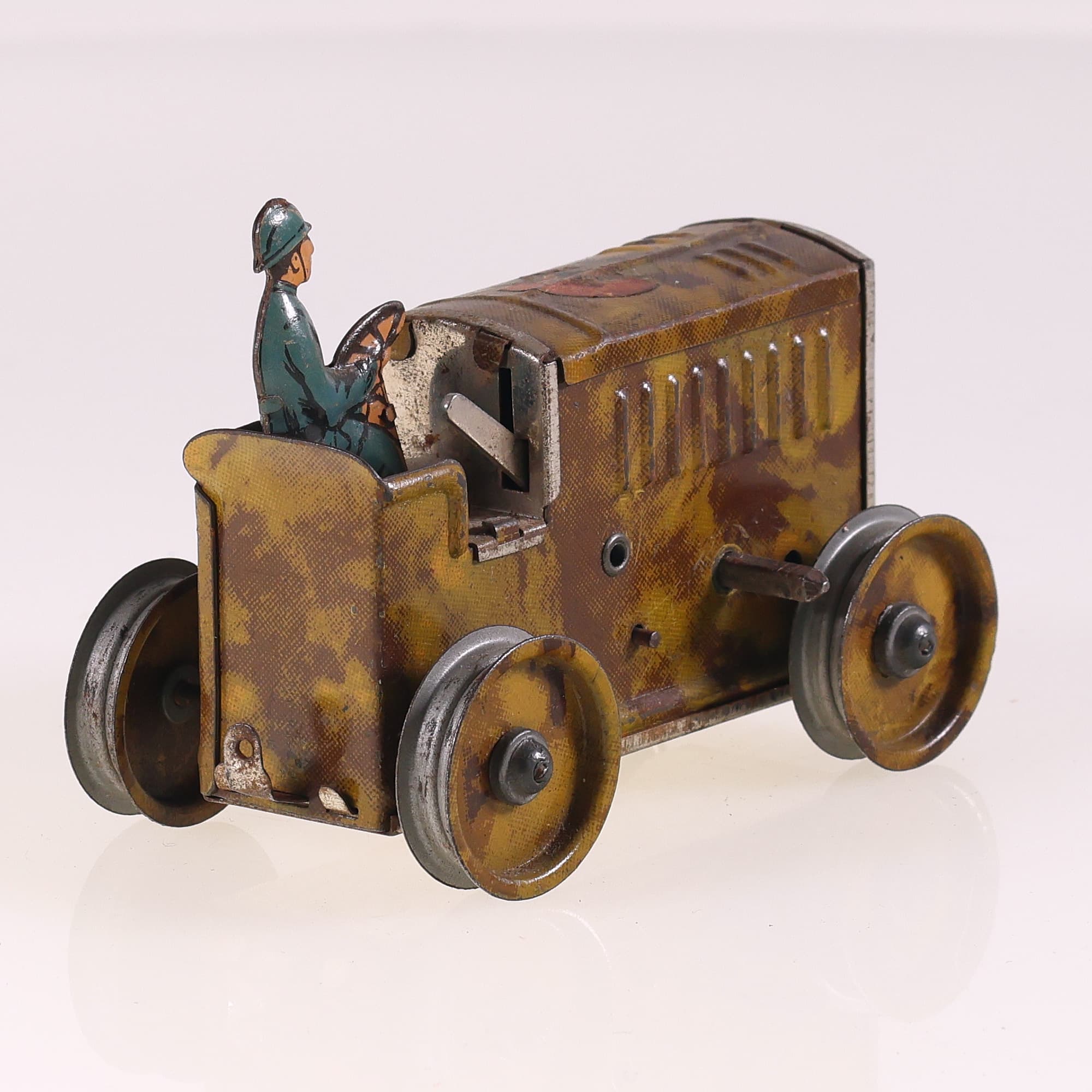 La Hotte Saint Nicolas tracteur version militaire mécanique peu fréquent 7,5 cm — miniature 5