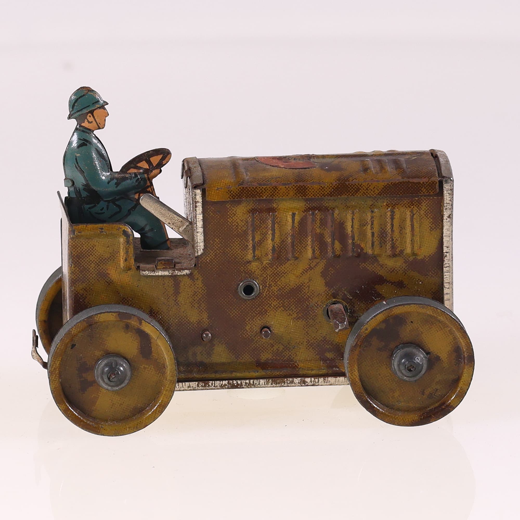 La Hotte Saint Nicolas tracteur version militaire mécanique peu fréquent 7,5 cm — miniature 6