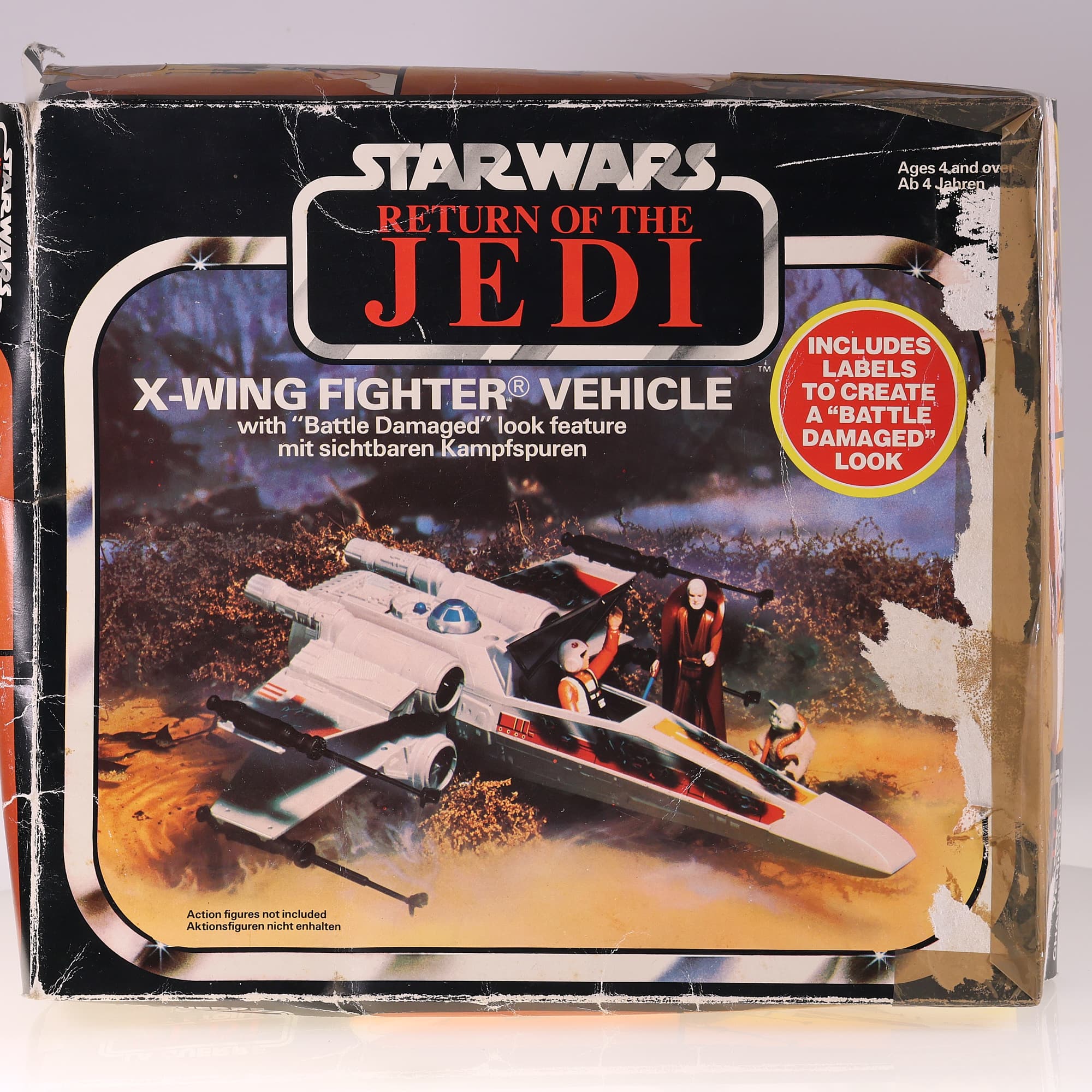 Meccano retour du Jedi Star Wars X-Wing Fighter Vehicle 1983 Grade B avec boîte — miniature 13