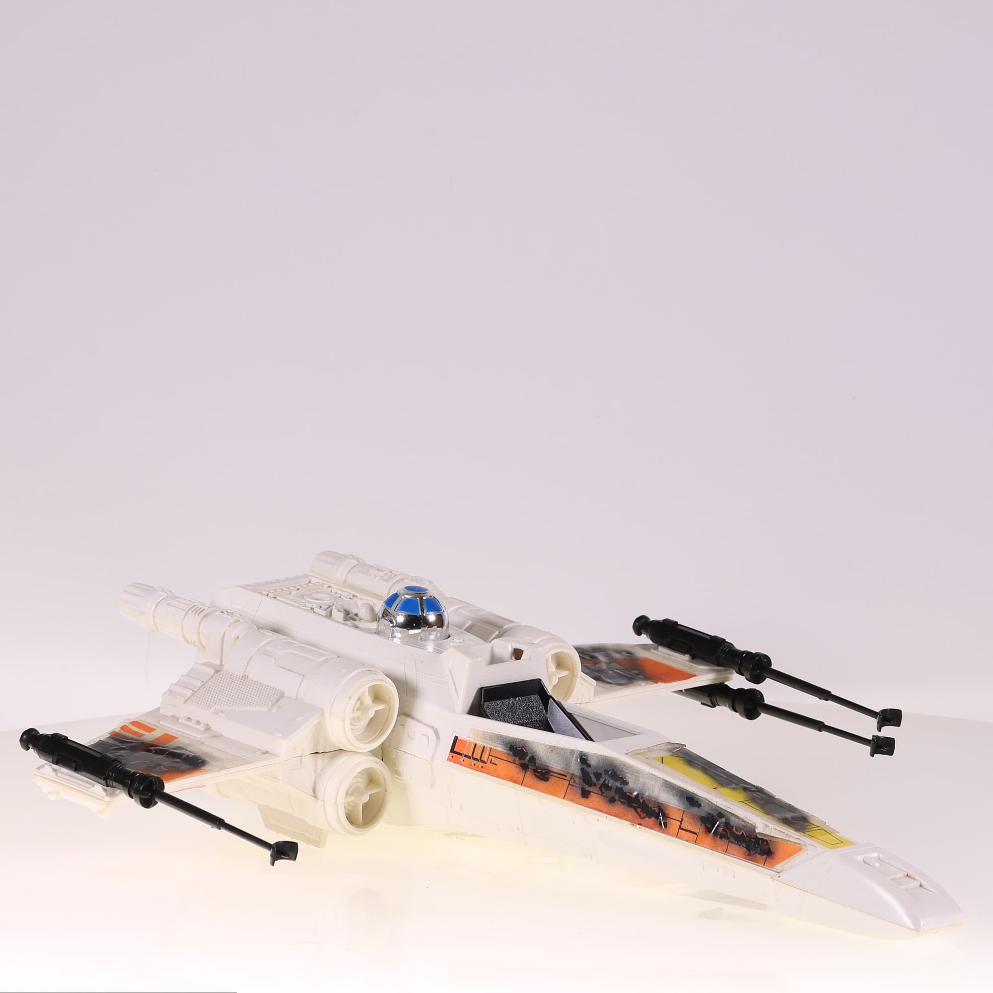 Meccano retour du Jedi Star Wars X-Wing Fighter Vehicle 1983 Grade B avec boîte — miniature 9