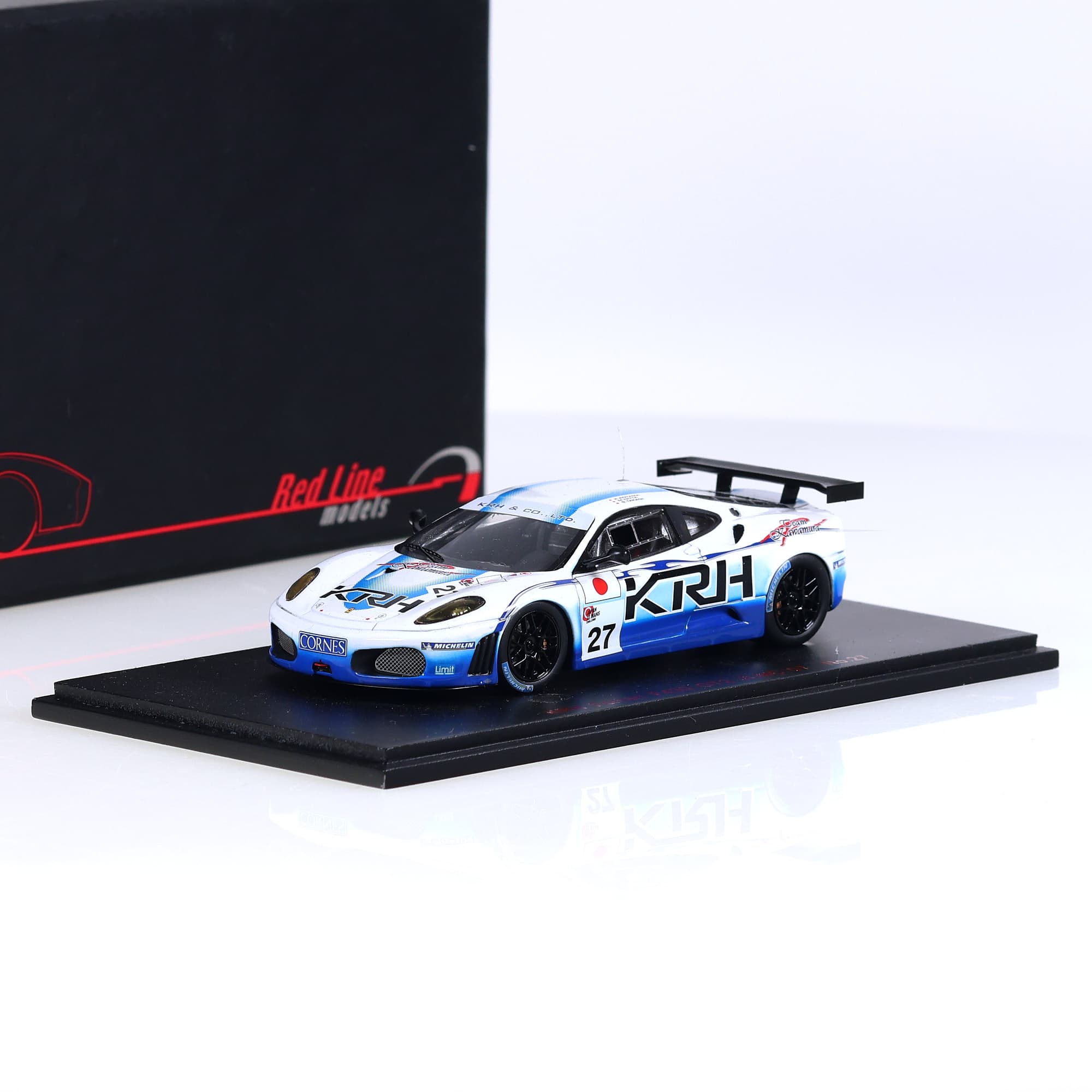 Ebbro 43955 Ferrari KRH F430 GT2 JLMC'07 No.27 #27 1/43 Bicolore avec boîte