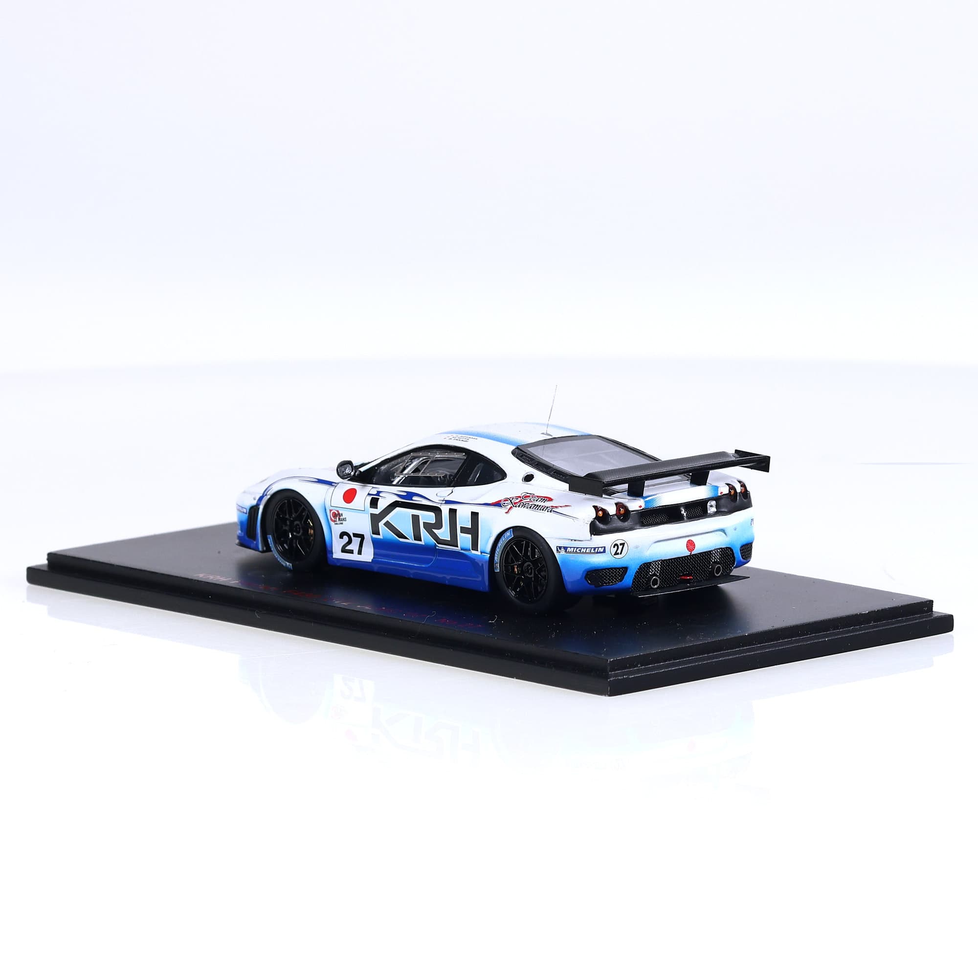 Ebbro 43955 Ferrari KRH F430 GT2 JLMC'07 No.27 #27 1/43 Bicolore avec boîte — miniature 3
