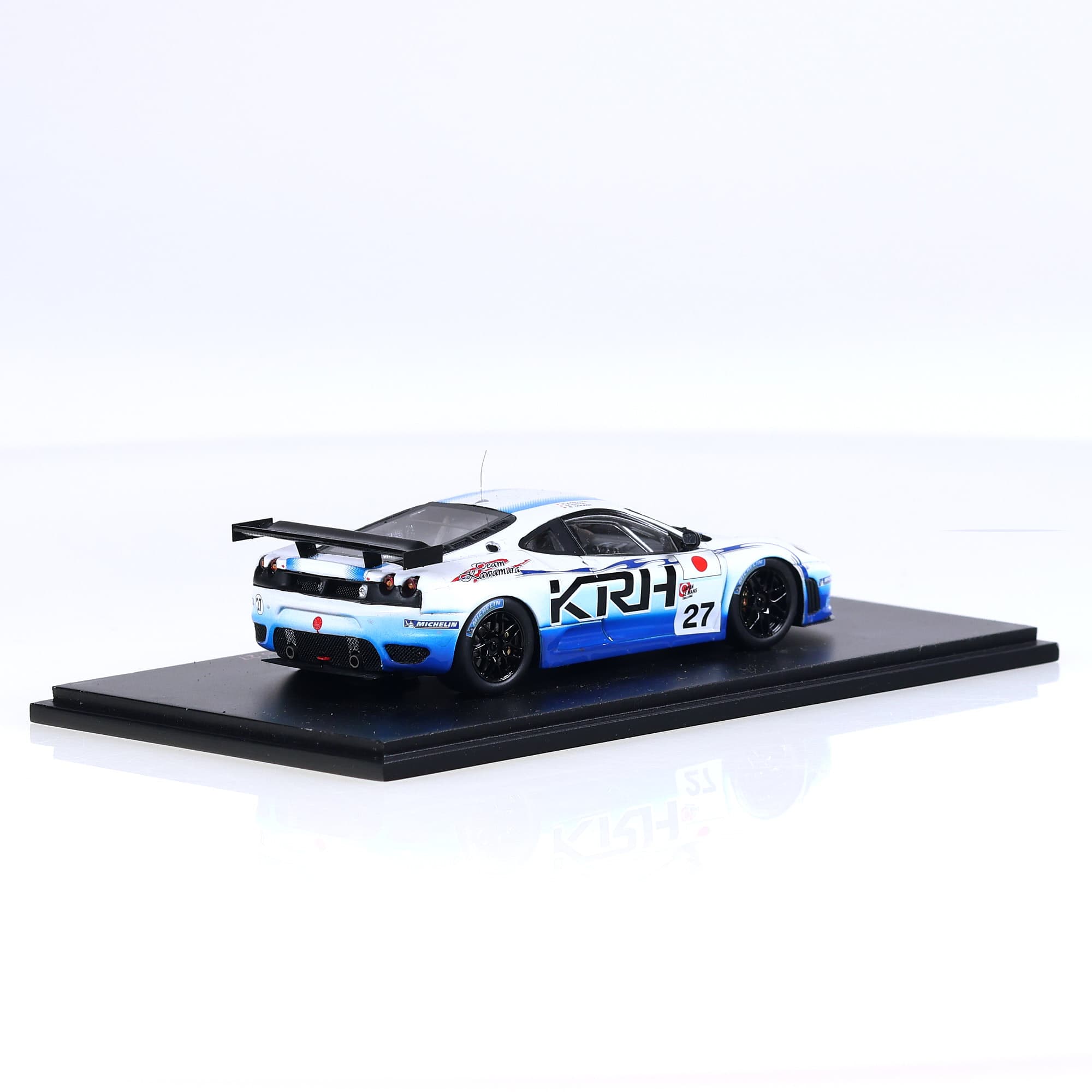 Ebbro 43955 Ferrari KRH F430 GT2 JLMC'07 No.27 #27 1/43 Bicolore avec boîte — miniature 5