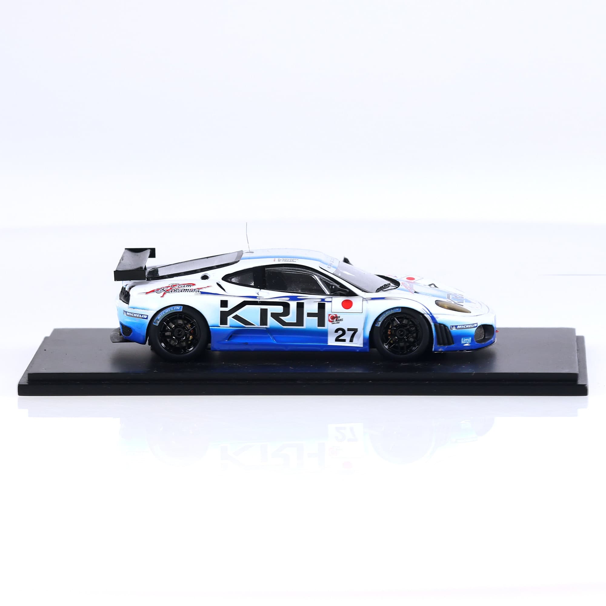 Ebbro 43955 Ferrari KRH F430 GT2 JLMC'07 No.27 #27 1/43 Bicolore avec boîte — miniature 6