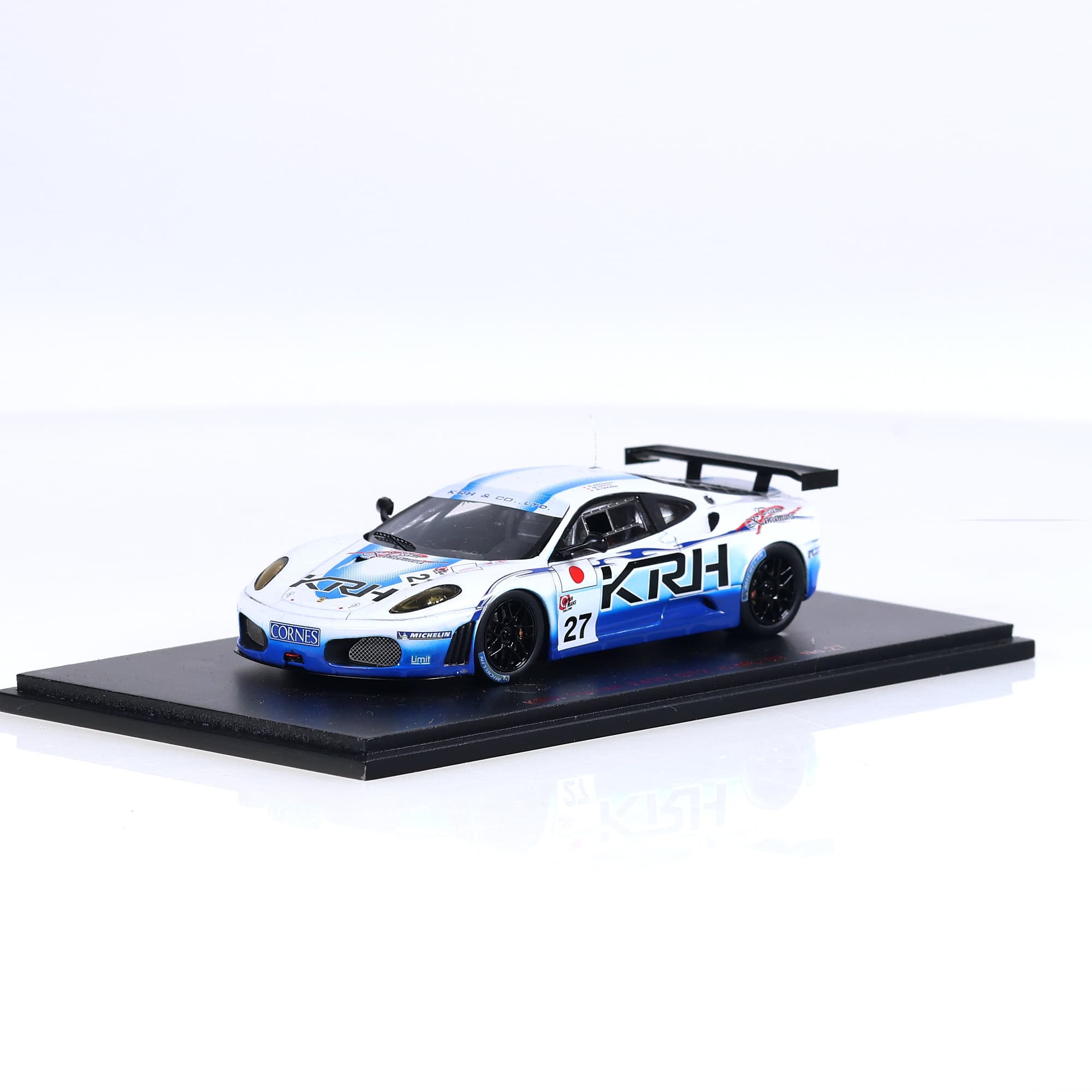 Ebbro 43955 Ferrari KRH F430 GT2 JLMC'07 No.27 #27 1/43 Bicolore avec boîte — miniature 9