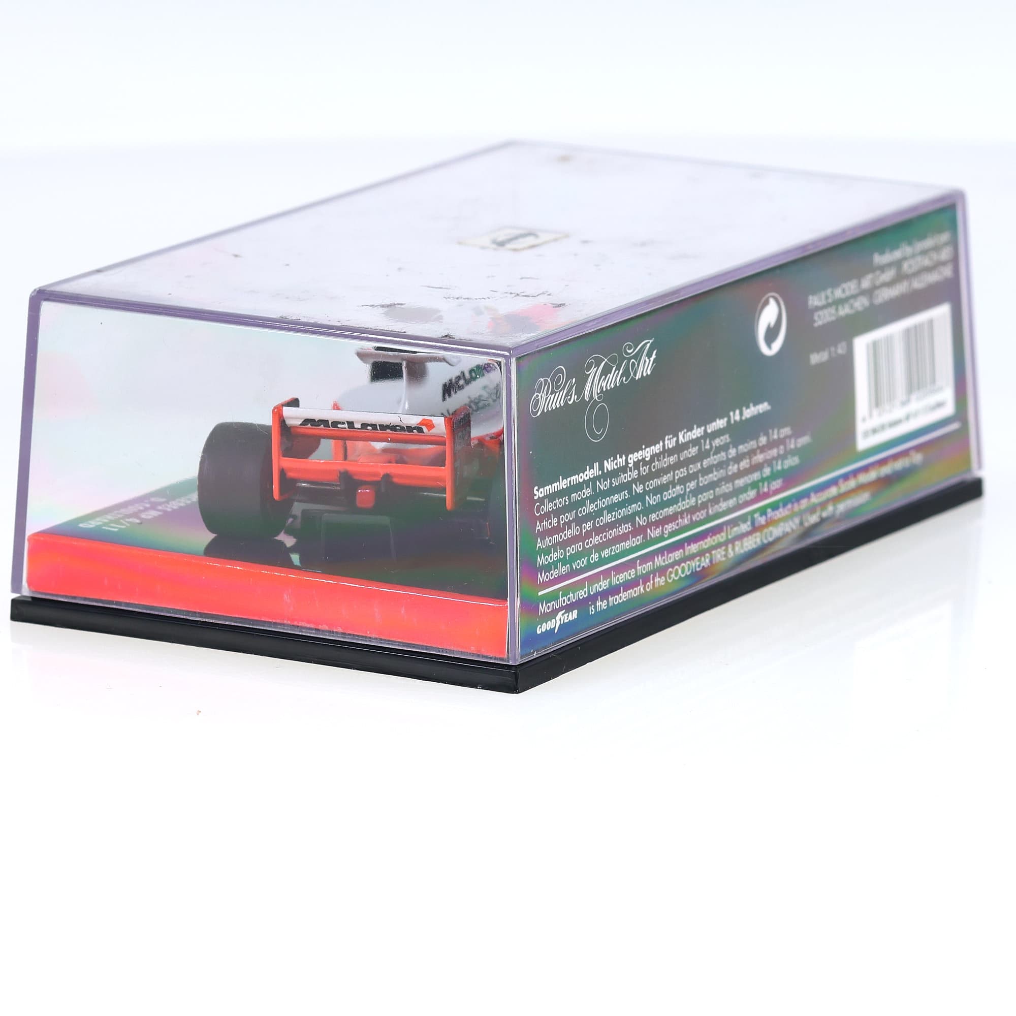 Minichamps 530 964308 McLaren MP4/11 D.Coulthard D.Coulthard #7 1/43 Blanc — miniature 11