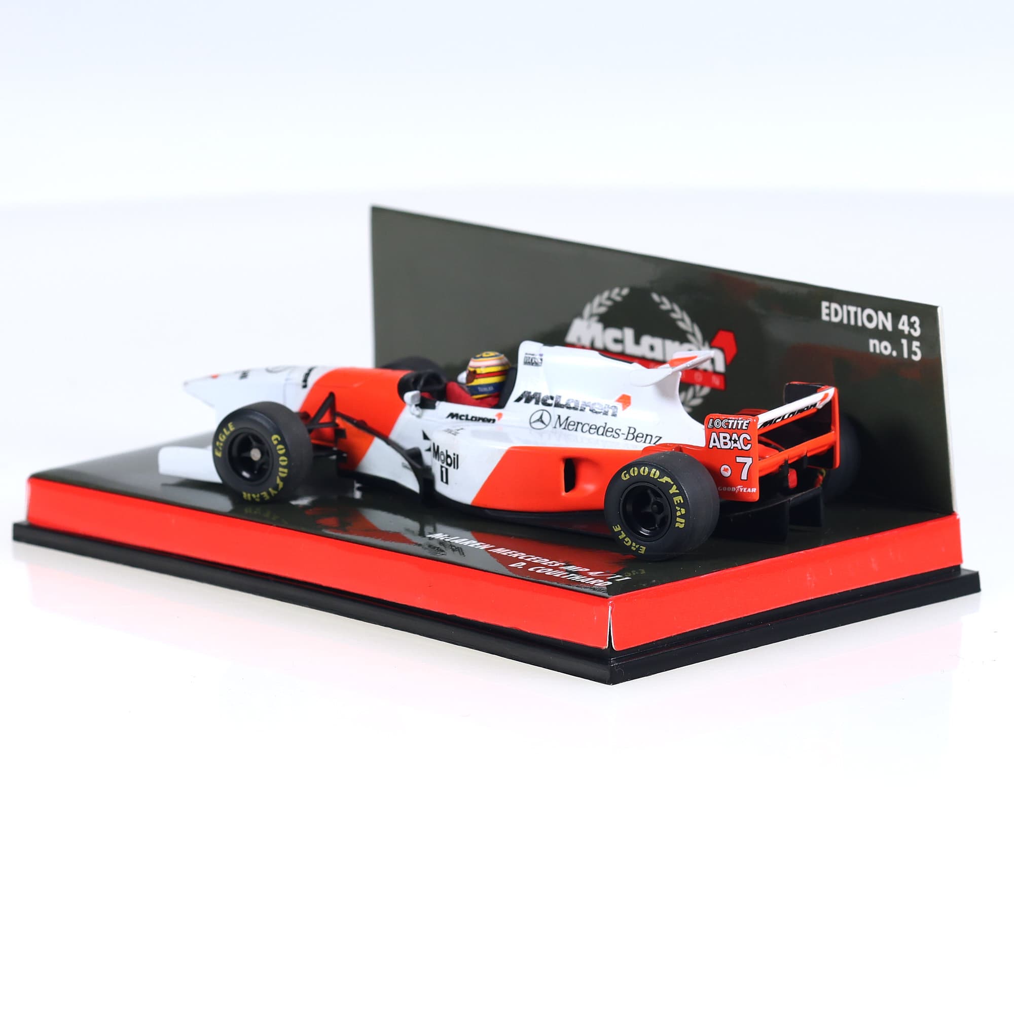 Minichamps 530 964308 McLaren MP4/11 D.Coulthard D.Coulthard #7 1/43 Blanc — miniature 3
