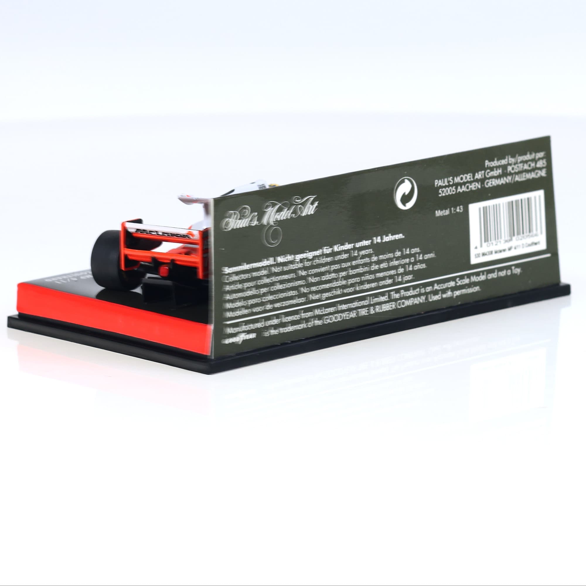 Minichamps 530 964308 McLaren MP4/11 D.Coulthard D.Coulthard #7 1/43 Blanc — miniature 5