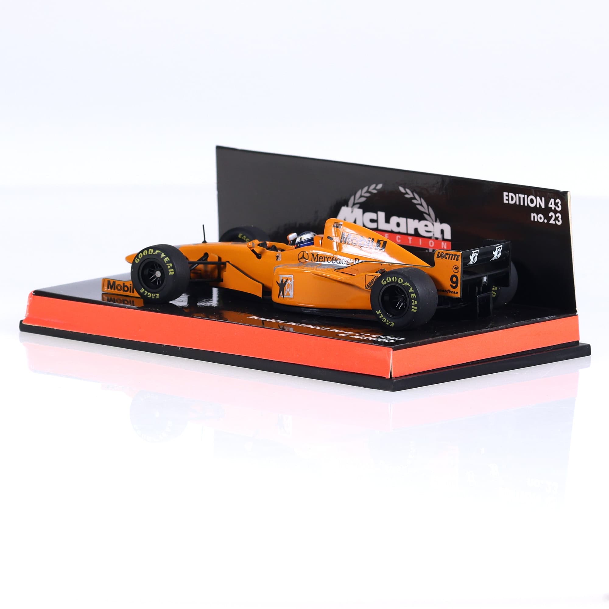 Minichamps 530 974389 MP4/12 test Car  #9 1/43 Orange avec boîte — miniature 3