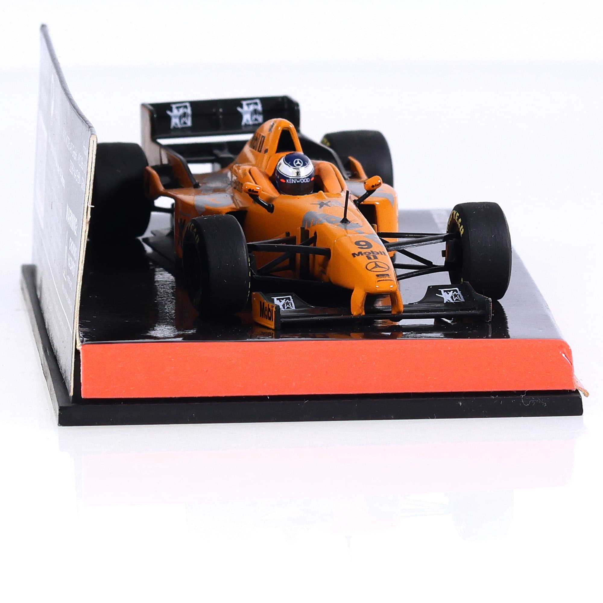 Minichamps 530 974389 MP4/12 test Car  #9 1/43 Orange avec boîte — miniature 8
