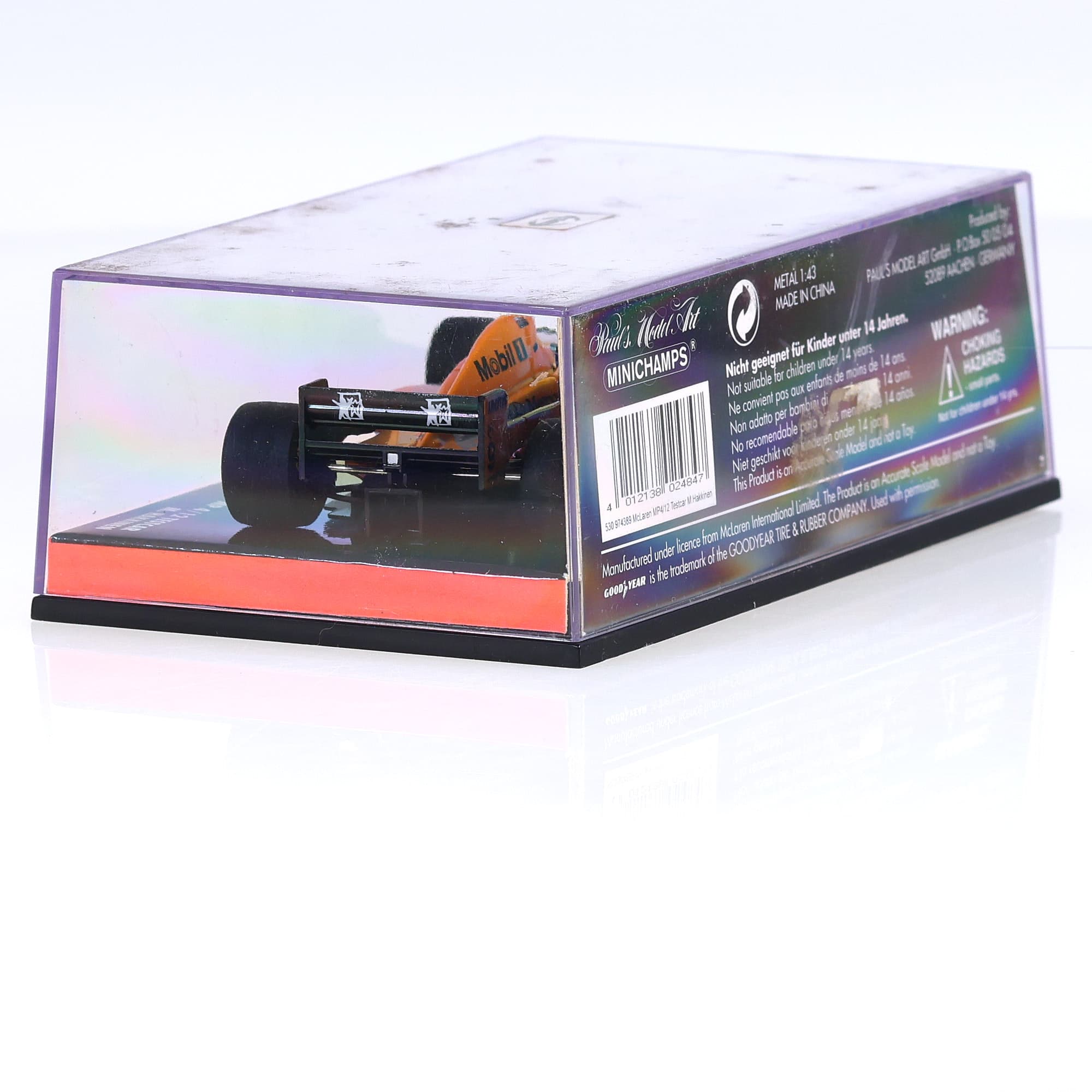 Minichamps 530 974389 MP4/12 test Car  #9 1/43 Orange avec boîte — miniature 10