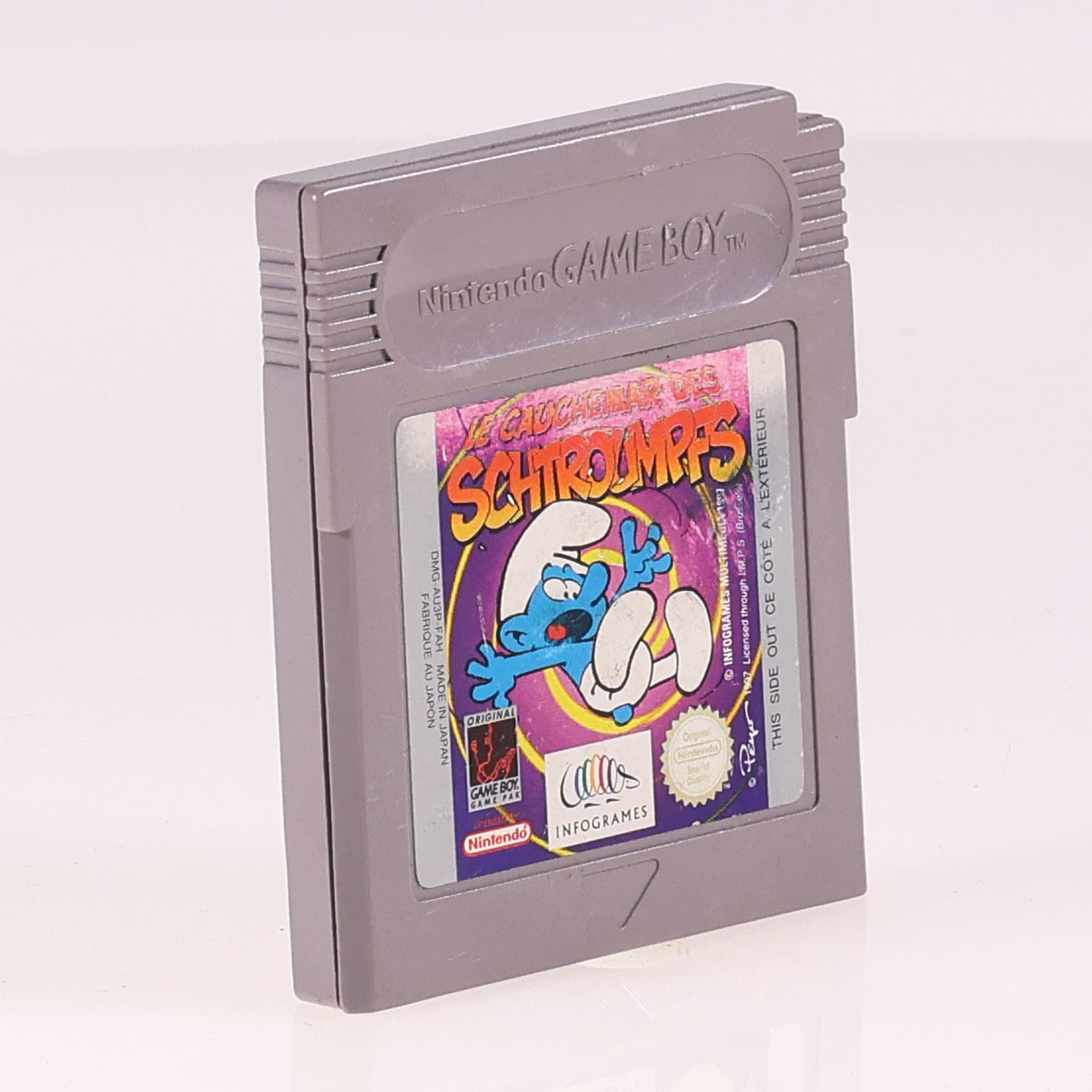 Nintendo Game Boy -  Jeu Le Cauchemar des Schtroumpfs 1997 Grade B sans boîte — miniature 8