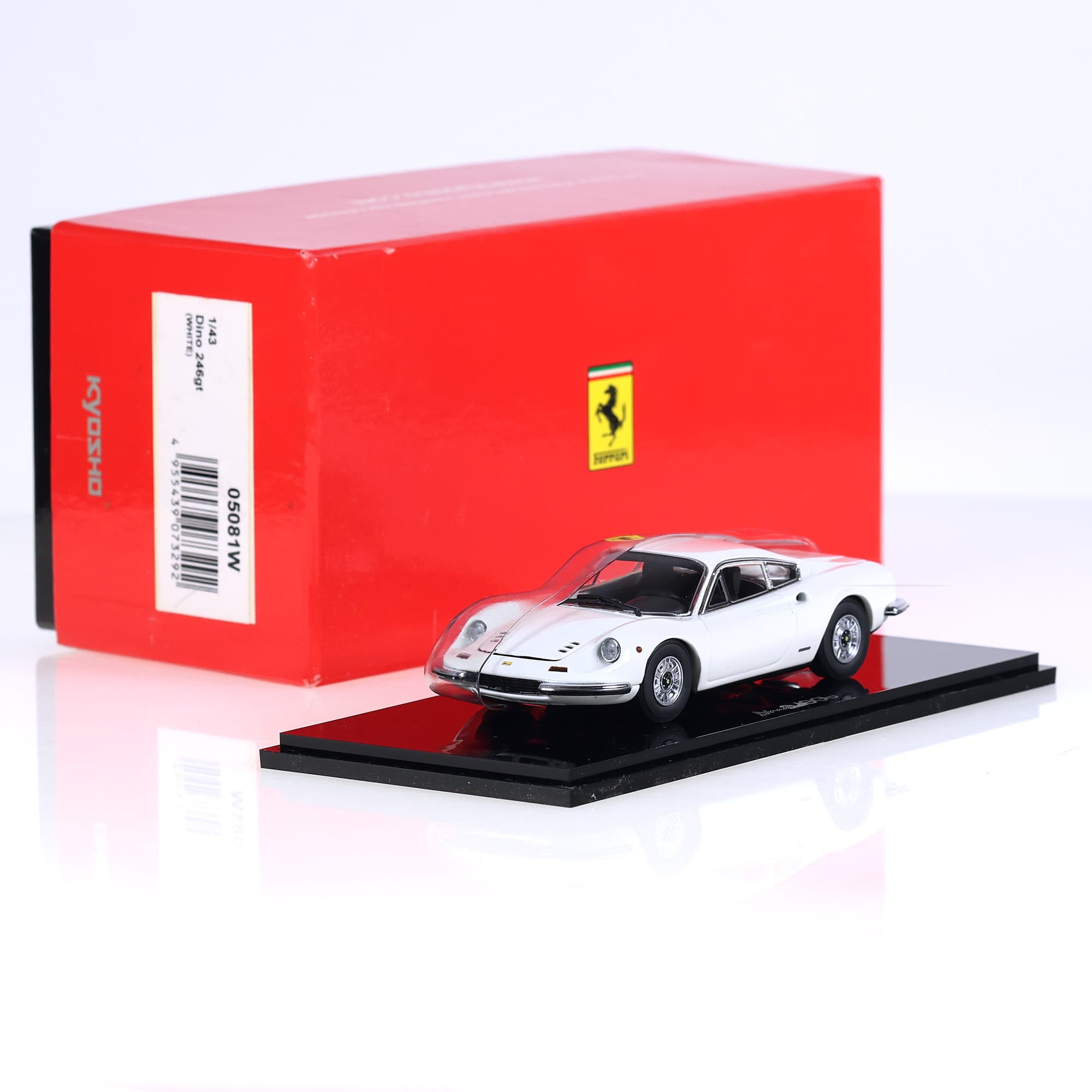 Kyosho 05081W Ferrari Dino 246 GT  1/43 Blanc neuf avec boîte — photo 1