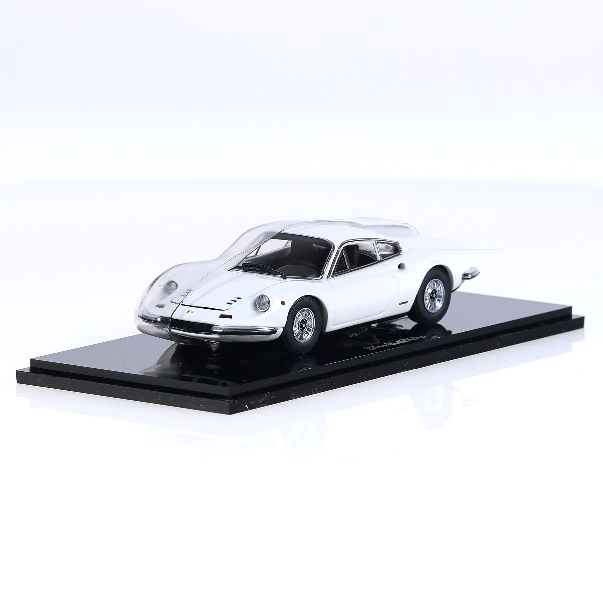 Kyosho 05081W Ferrari Dino 246 GT  1/43 Blanc neuf avec boîte — miniature 9