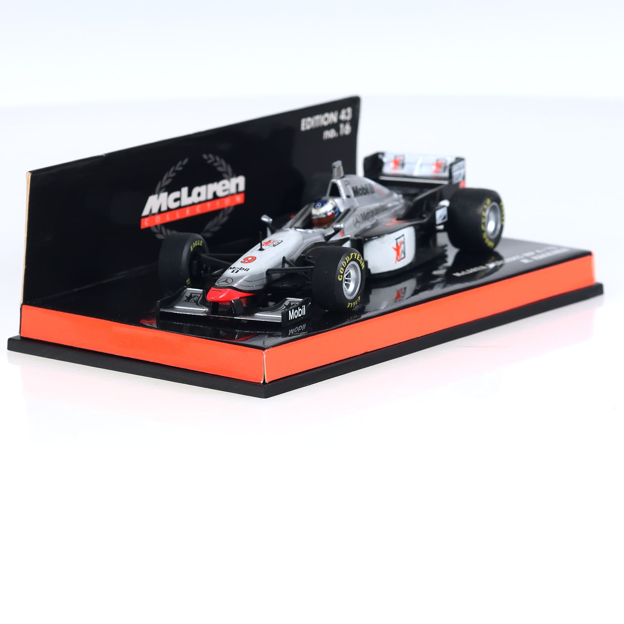 Minichamps 530 974309 McLaren MP4/12 1997 M.Hakkinen #9 1997 1/43 Argent — miniature 9