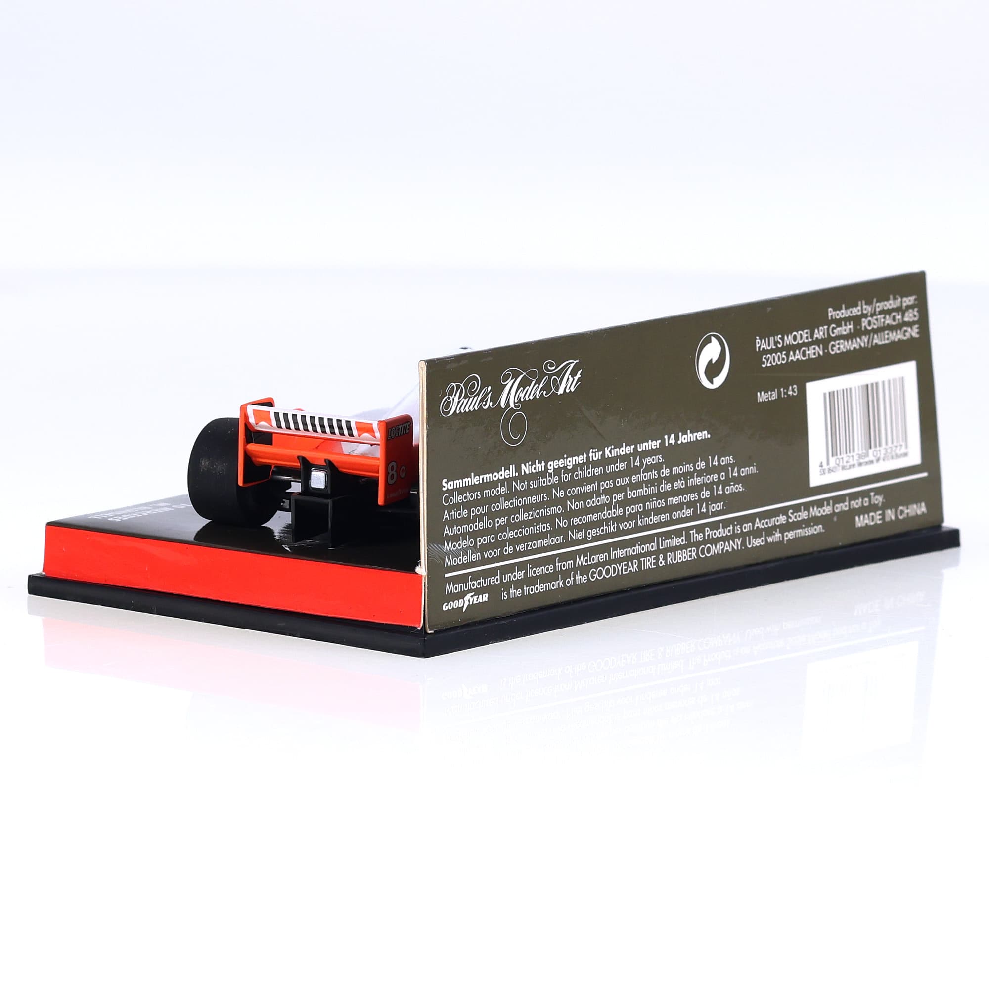 Minichamps 530 954317 McLaren Mercedes MP4/10 Blundell avec boîte — miniature 5